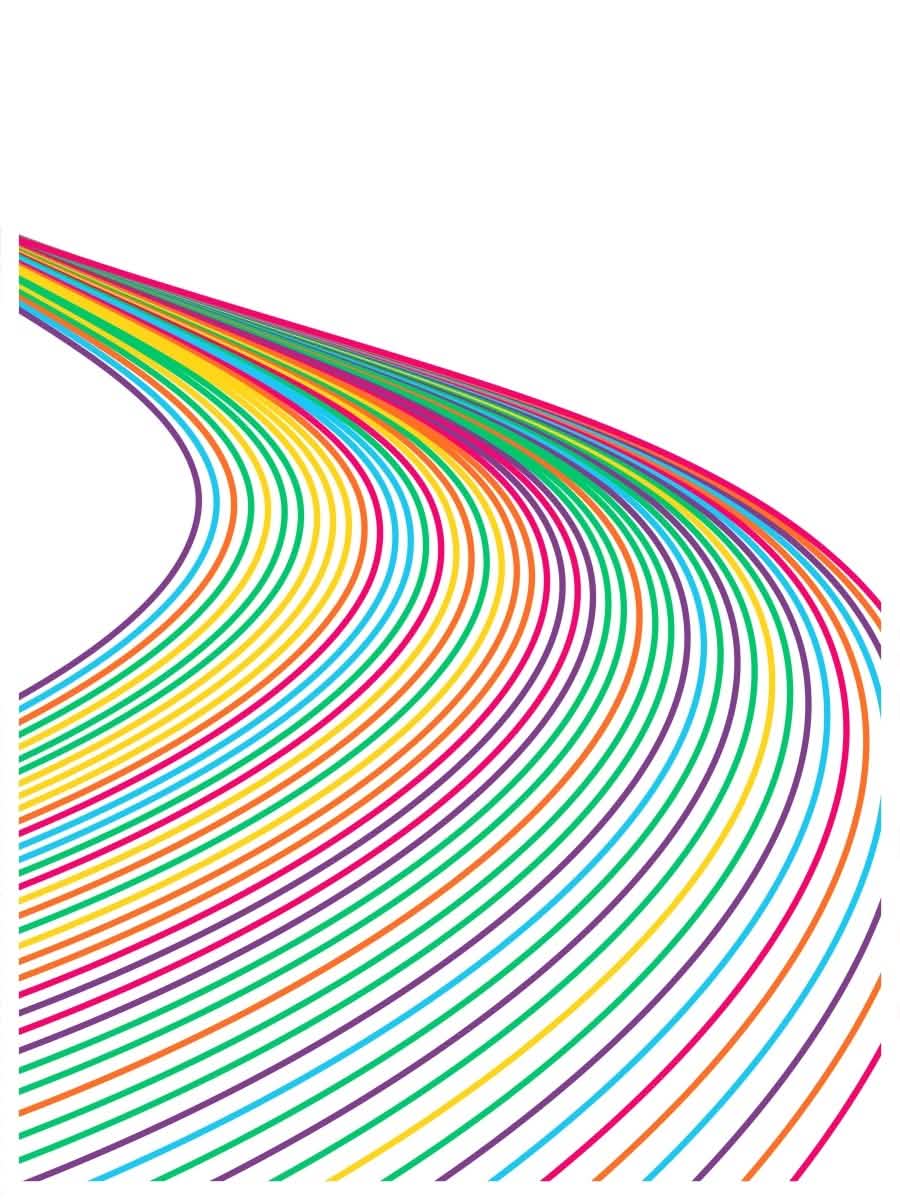 Vibrant Vectors Trio - Canvas - 30X45 CM / 12X18″ -