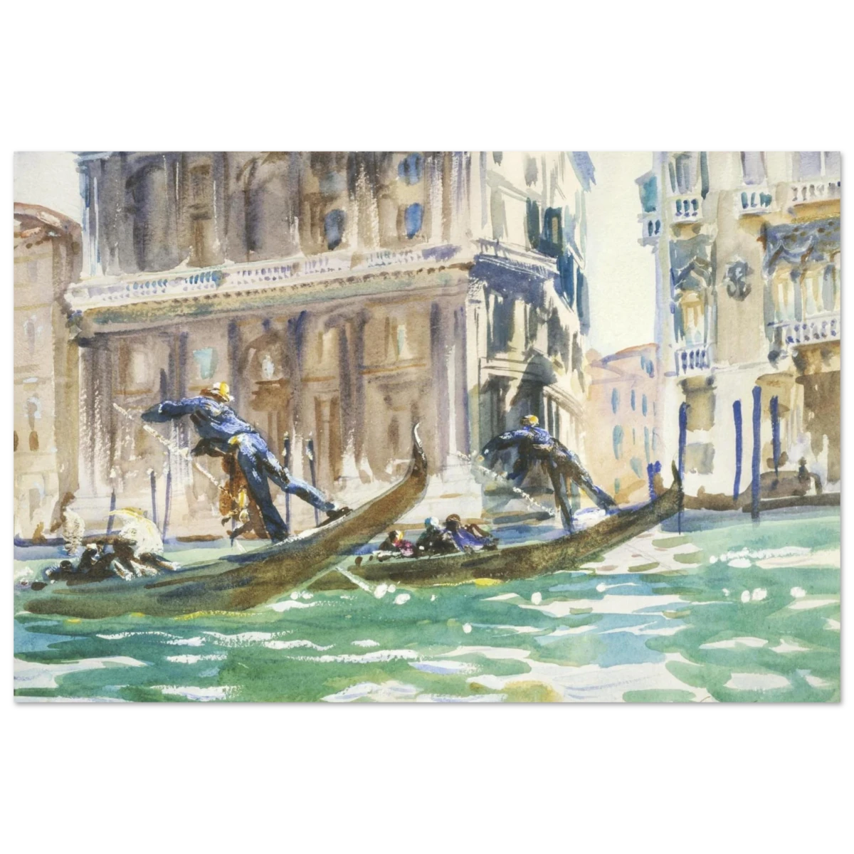 View of Venice (1906) by John Singer Sargent | Wall art Print - Fine Art Poster - 40x60 cm / 16x24″ -