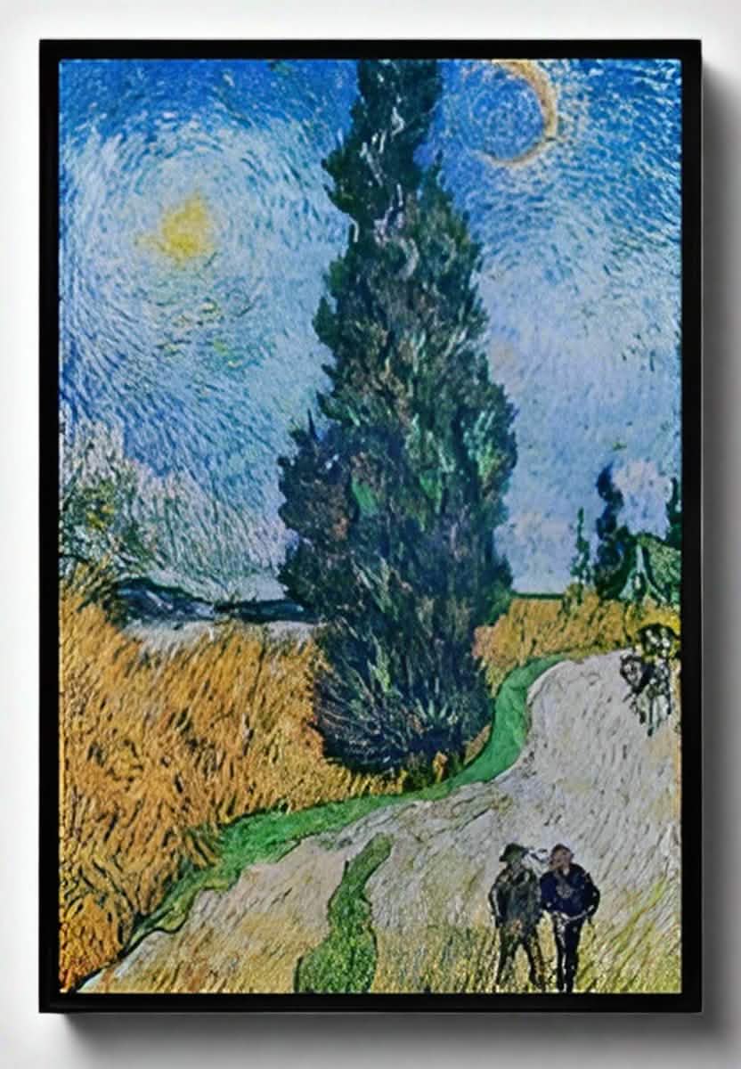 Vincent van Gogh Duo | Rustic Harmony Duo | Set of 2 - Canvas - 30X45 CM / 12X18″ -