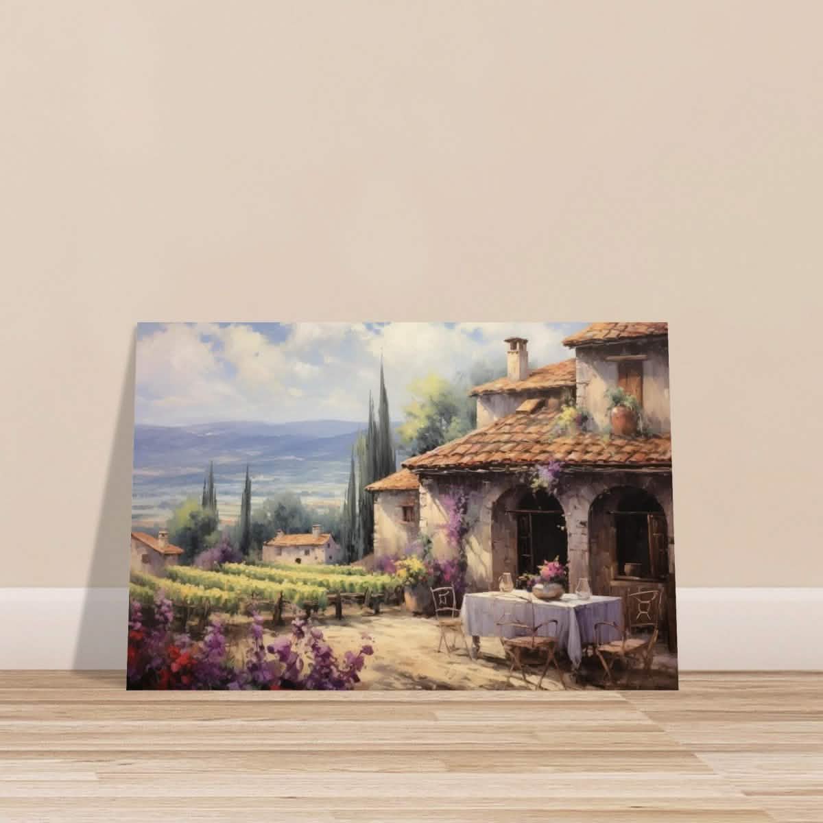 Vineyard Elegance | Nature Art Wall art print - Aluminum Print - 50x75 cm / 20x30″ -