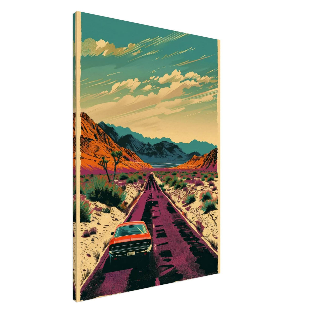 Vintage Pop Art Wall Art - Canvas - 70x100 cm / 28x40″ - Slim