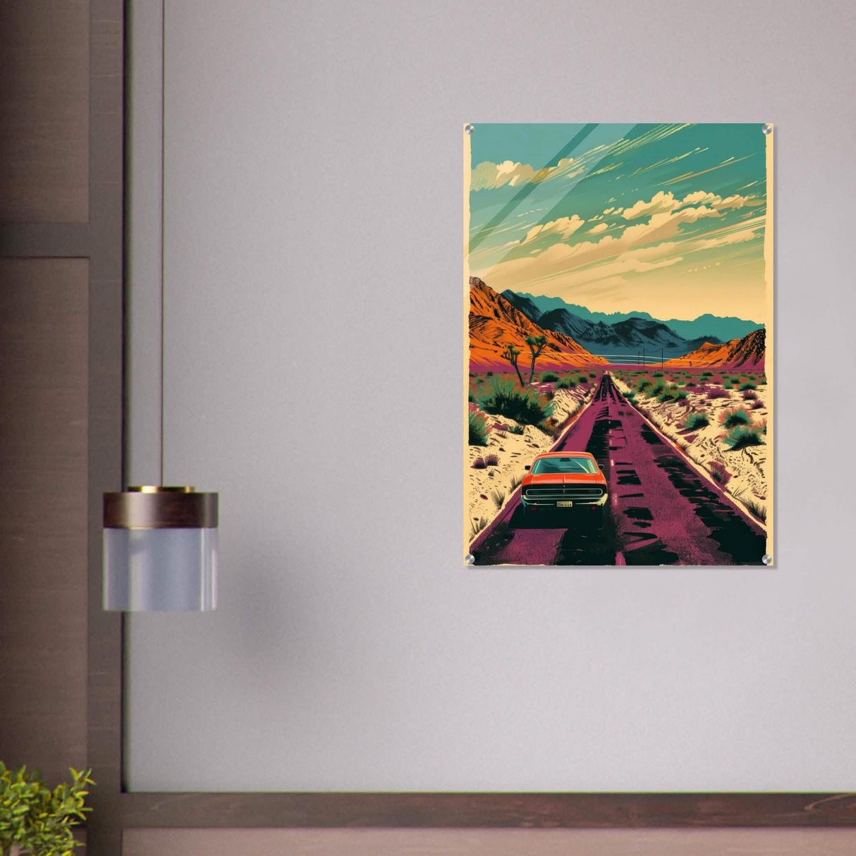 Vintage Pop Art Wall Art - Acrylic Print - 70x100 cm / 28x40″ -