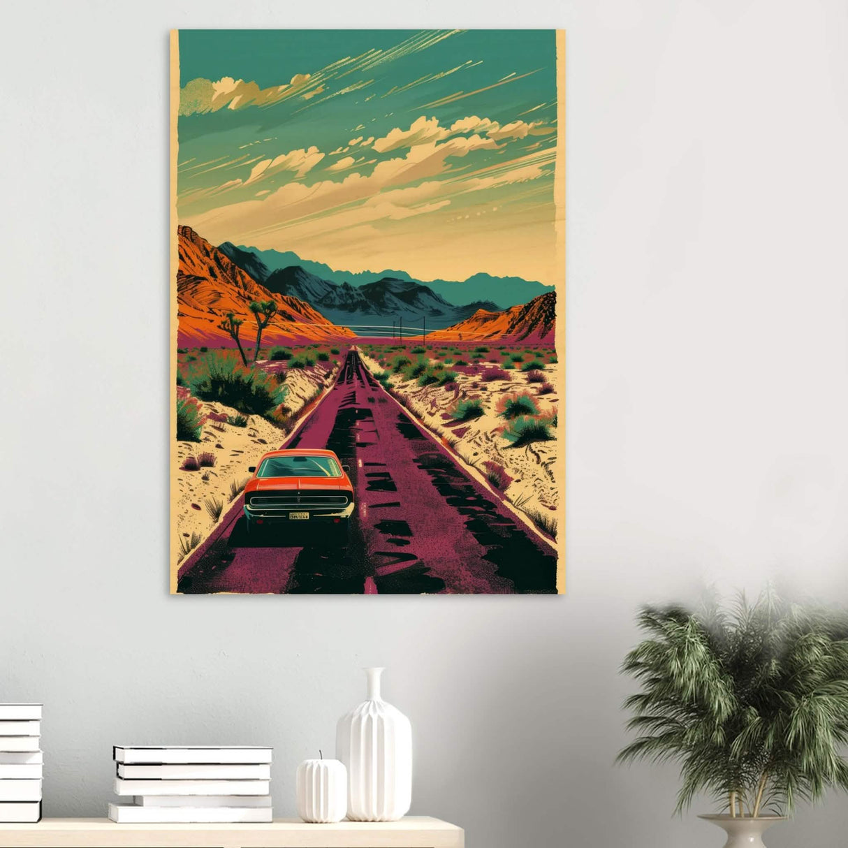 Vintage Pop Art Wall Art - Wood Prints - 70x100 cm / 28x40″ - 10 mm