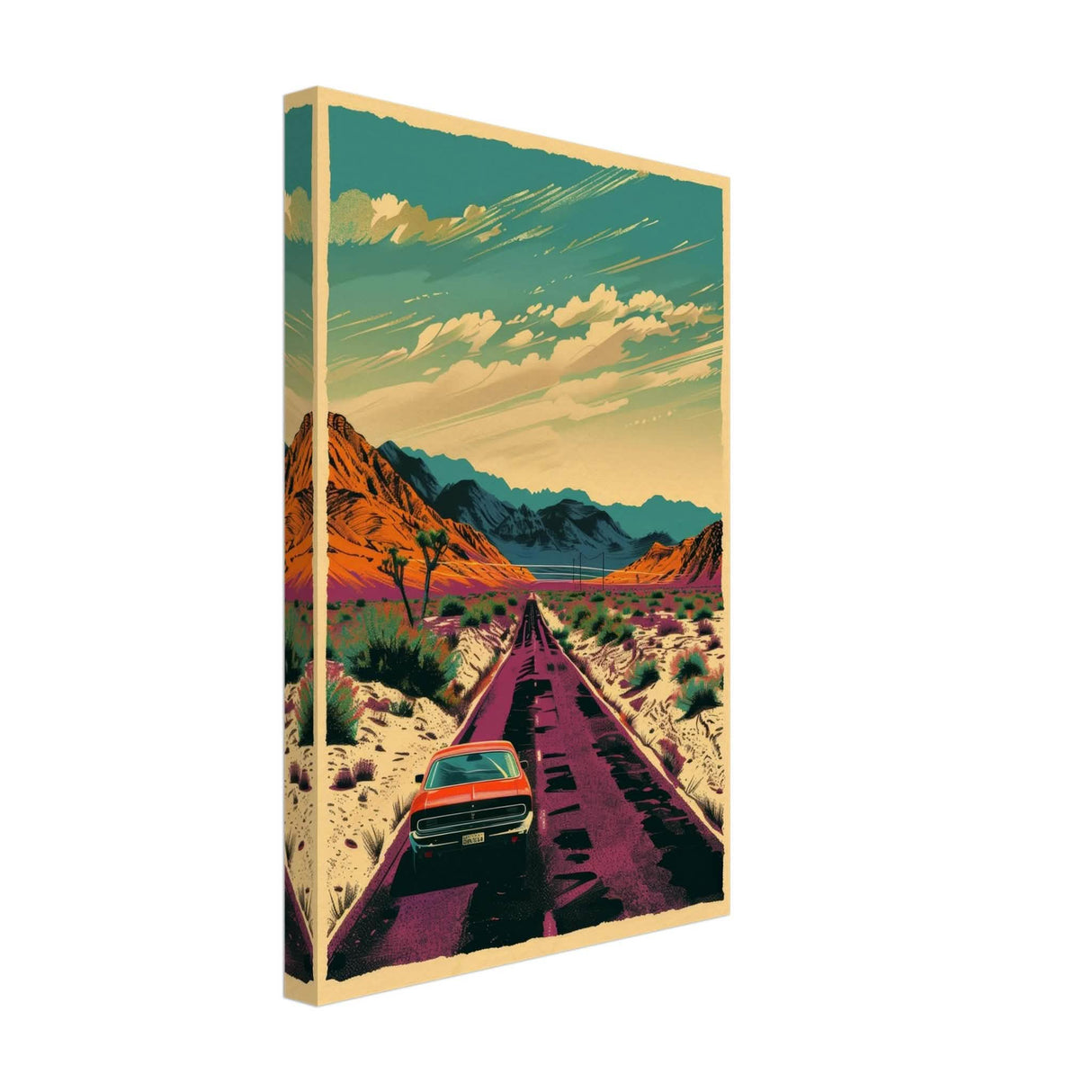 Vintage Pop Art Wall Art - Canvas - 30x45 cm / 12x18″ - Thick