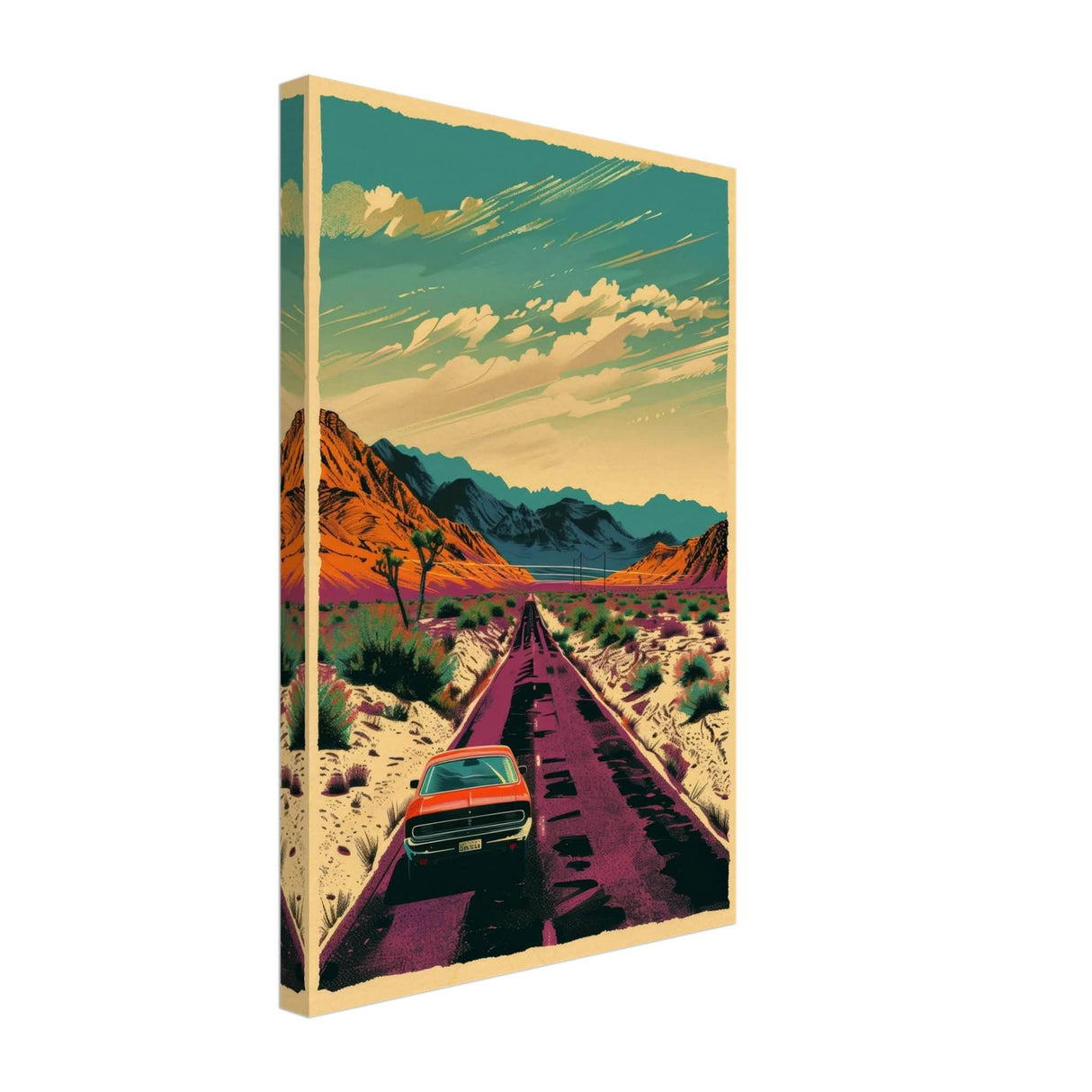 Vintage Pop Art Wall Art - Canvas - 30x45 cm / 12x18″ - Slim