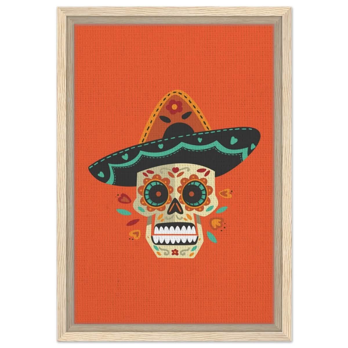 Viva La Vida | Digital wall art print - 30x45 cm / 12x18″ - Framed Canvas - Wood frame