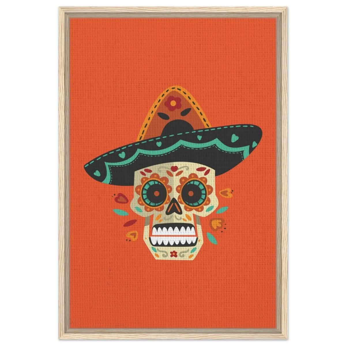 Viva La Vida | Digital wall art print - 50x75 cm / 20x30″ - Framed Canvas - Wood frame