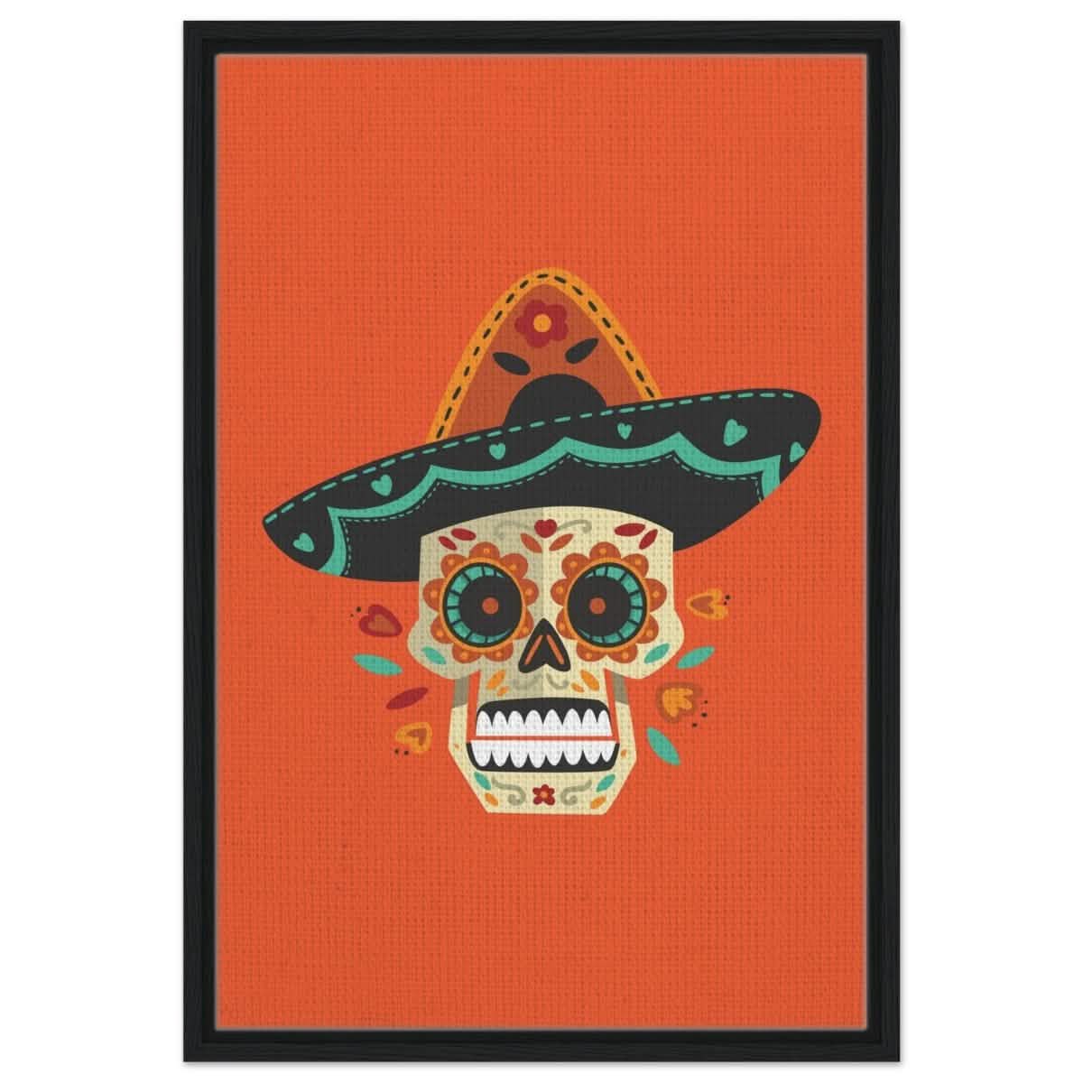 Viva La Vida | Digital wall art print - 50x75 cm / 20x30″ - Framed Canvas - Black frame