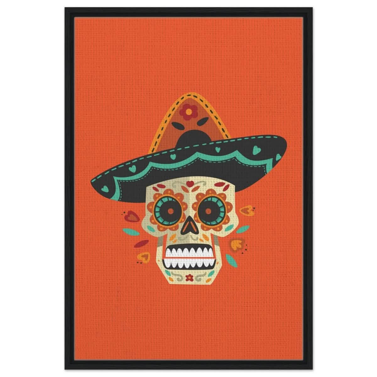 Viva La Vida | Digital wall art print - 60x90 cm / 24x36″ - Framed Canvas - Black frame