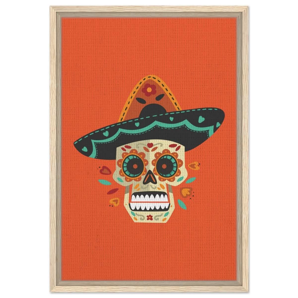 Viva La Vida | Digital wall art print - 40x60 cm / 16x24″ - Framed Canvas - Wood frame