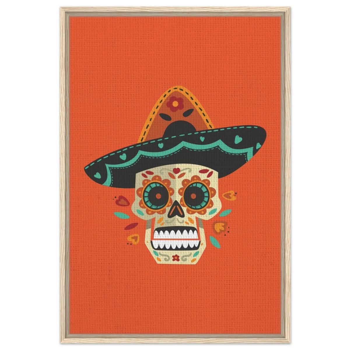 Viva La Vida | Digital wall art print - 60x90 cm / 24x36″ - Framed Canvas - Wood frame