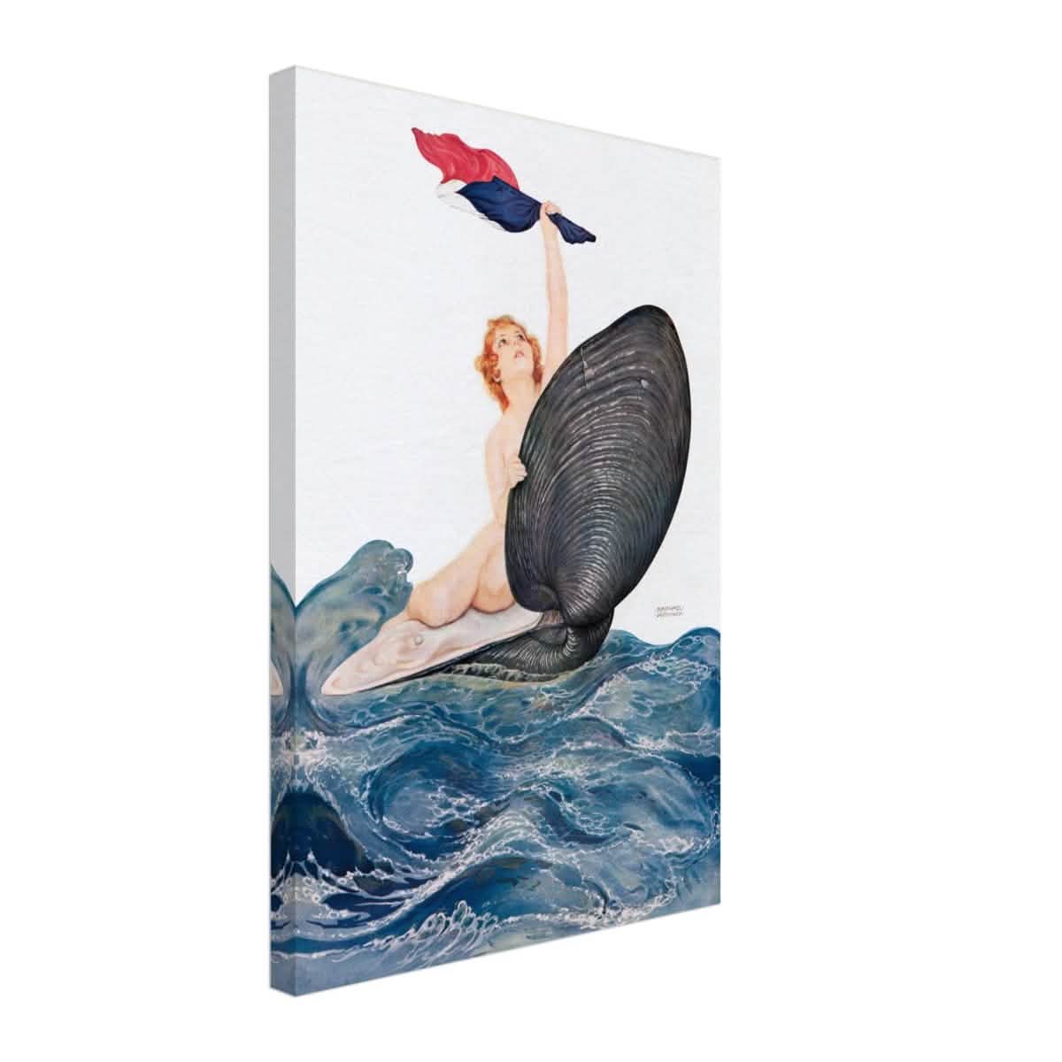 Vive la France by Raphael Kirchner 1917 - Canvas - 40x60 cm / 16x24″ - Thick