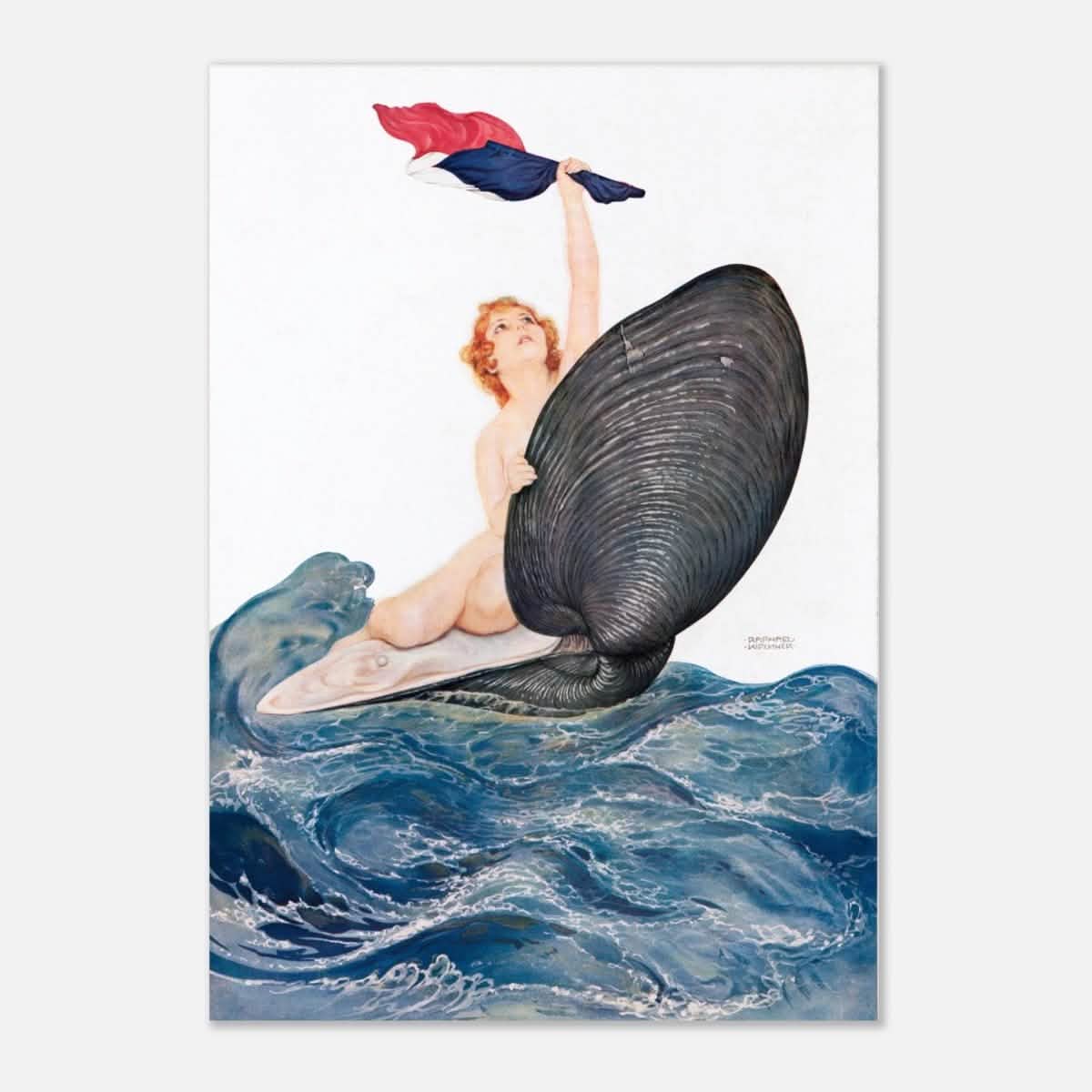 Vive la France by Raphael Kirchner 1917 - Aluminum Print - 70x100 cm / 28x40″ -