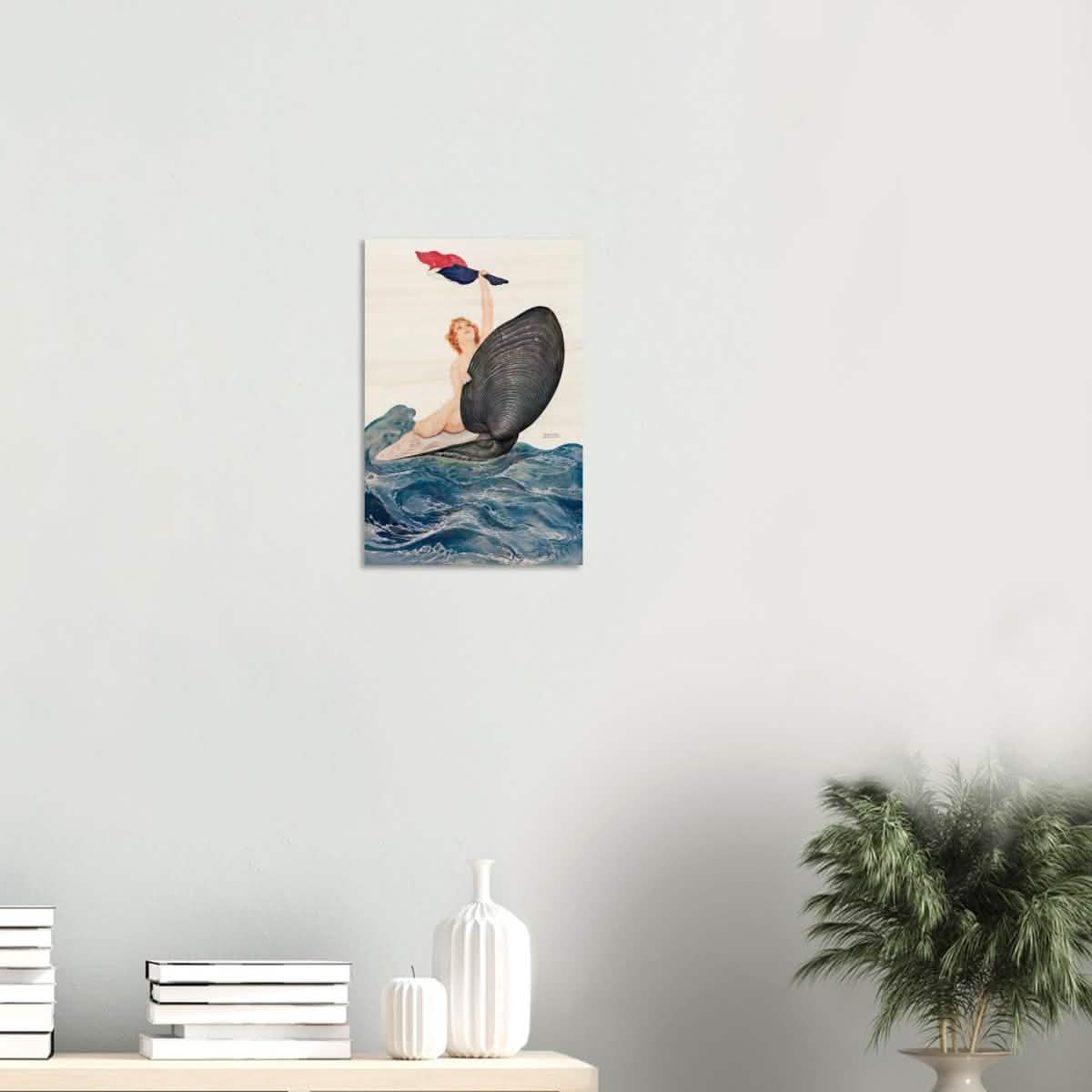 Vive la France by Raphael Kirchner 1917 - Wood Prints - 30x45 cm / 12x18″ - 10 mm