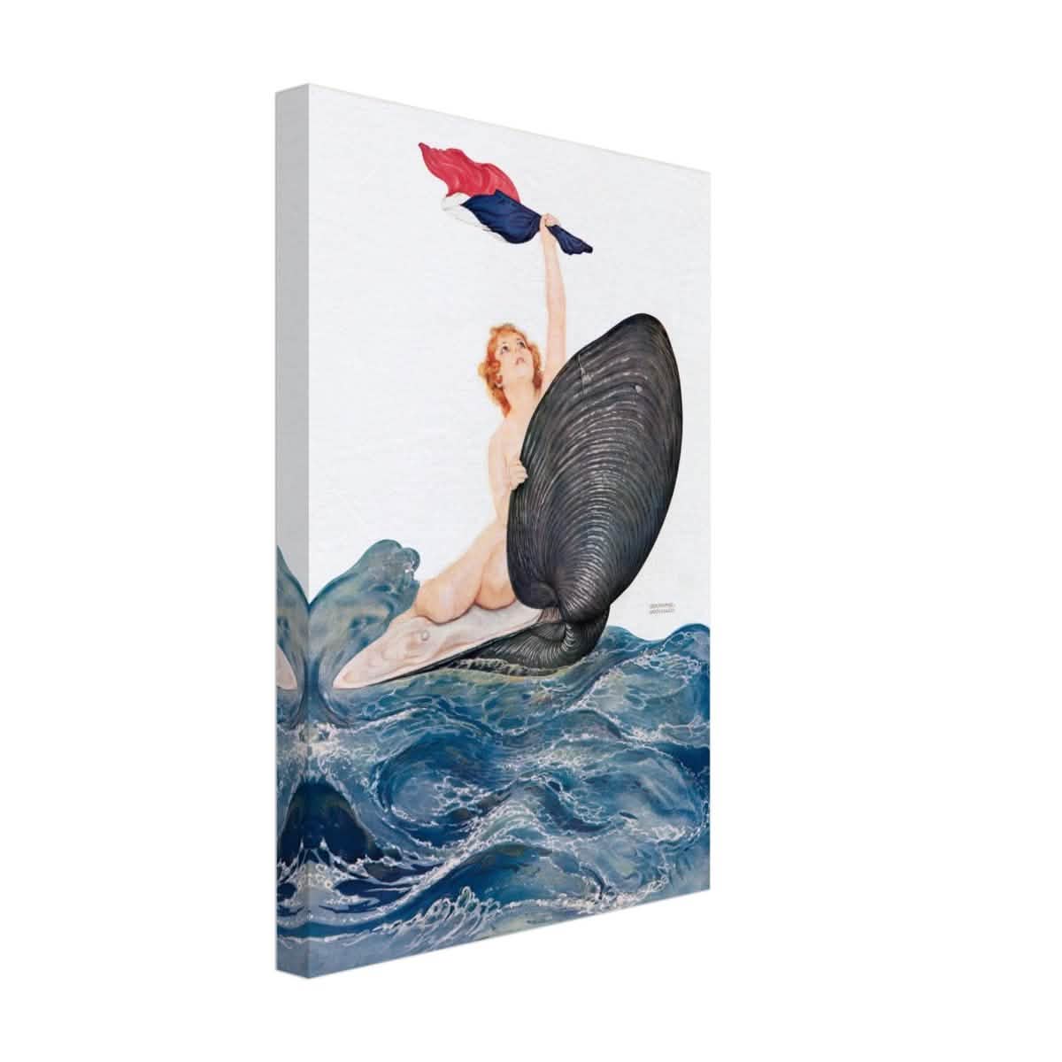 Vive la France by Raphael Kirchner 1917 - Canvas - 30x45 cm / 12x18″ - Thick