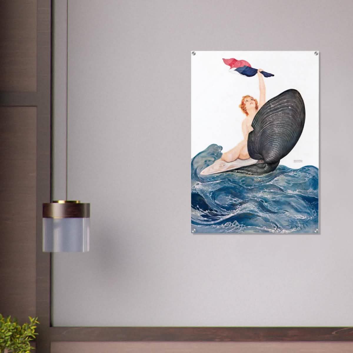 Vive la France by Raphael Kirchner 1917 - Acrylic Print - 70x100 cm / 28x40″ -