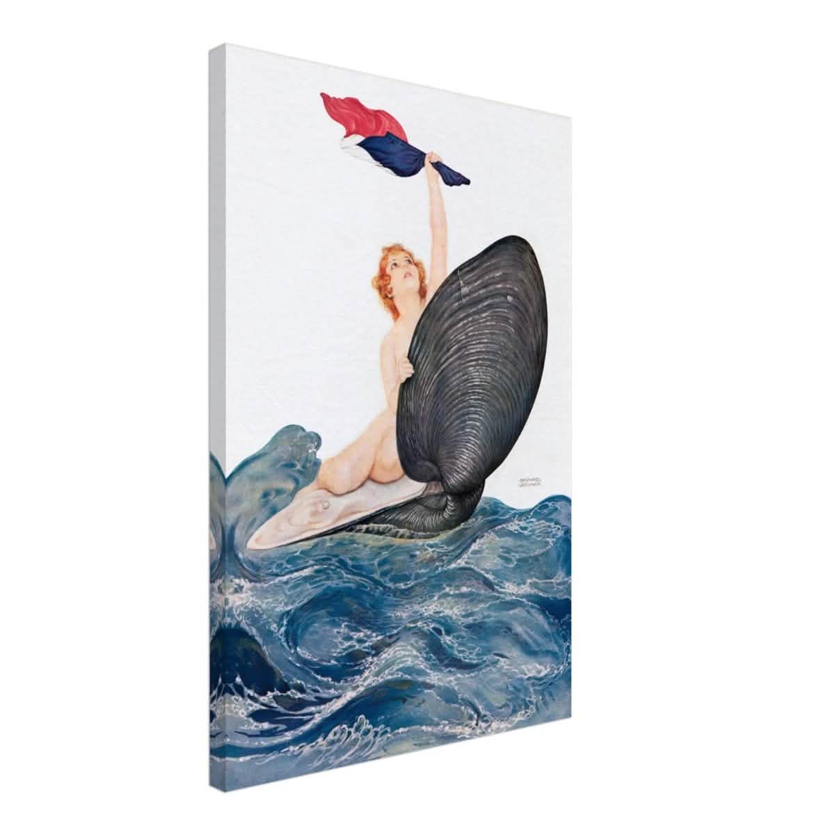 Vive la France by Raphael Kirchner 1917 - Canvas - 50x75 cm / 20x30″ - Thick