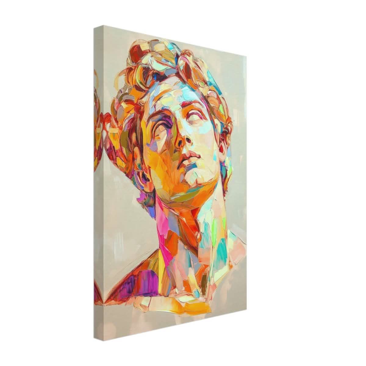 Vivid Apollo | modern abstract portrait - Canvas - 30x45 cm / 12x18″ -