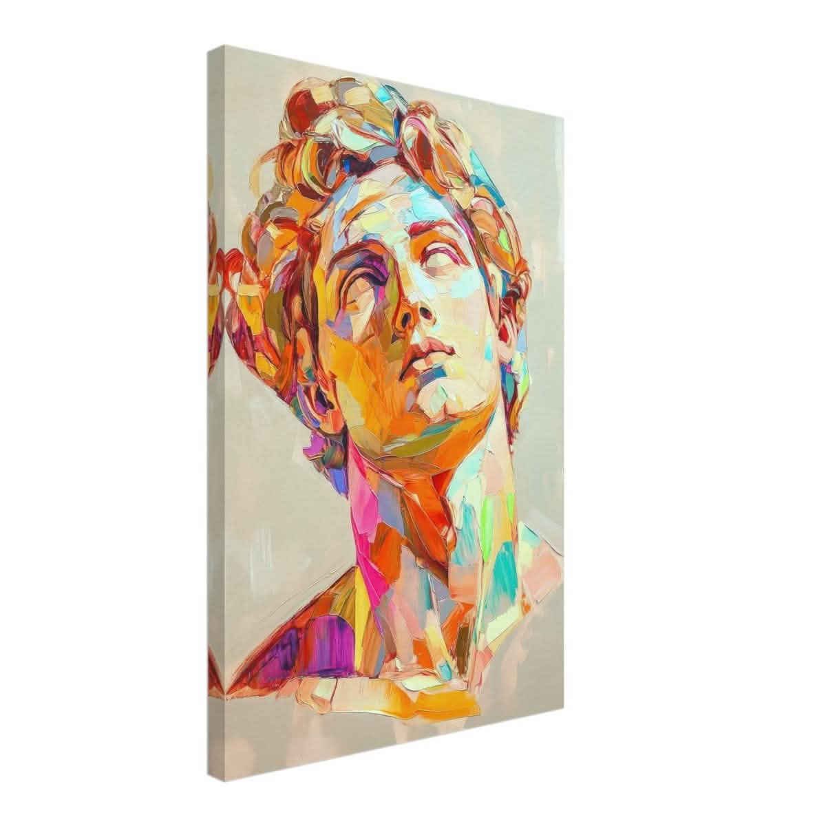 Vivid Apollo | modern abstract portrait - Canvas - 40x60 cm / 16x24″ -
