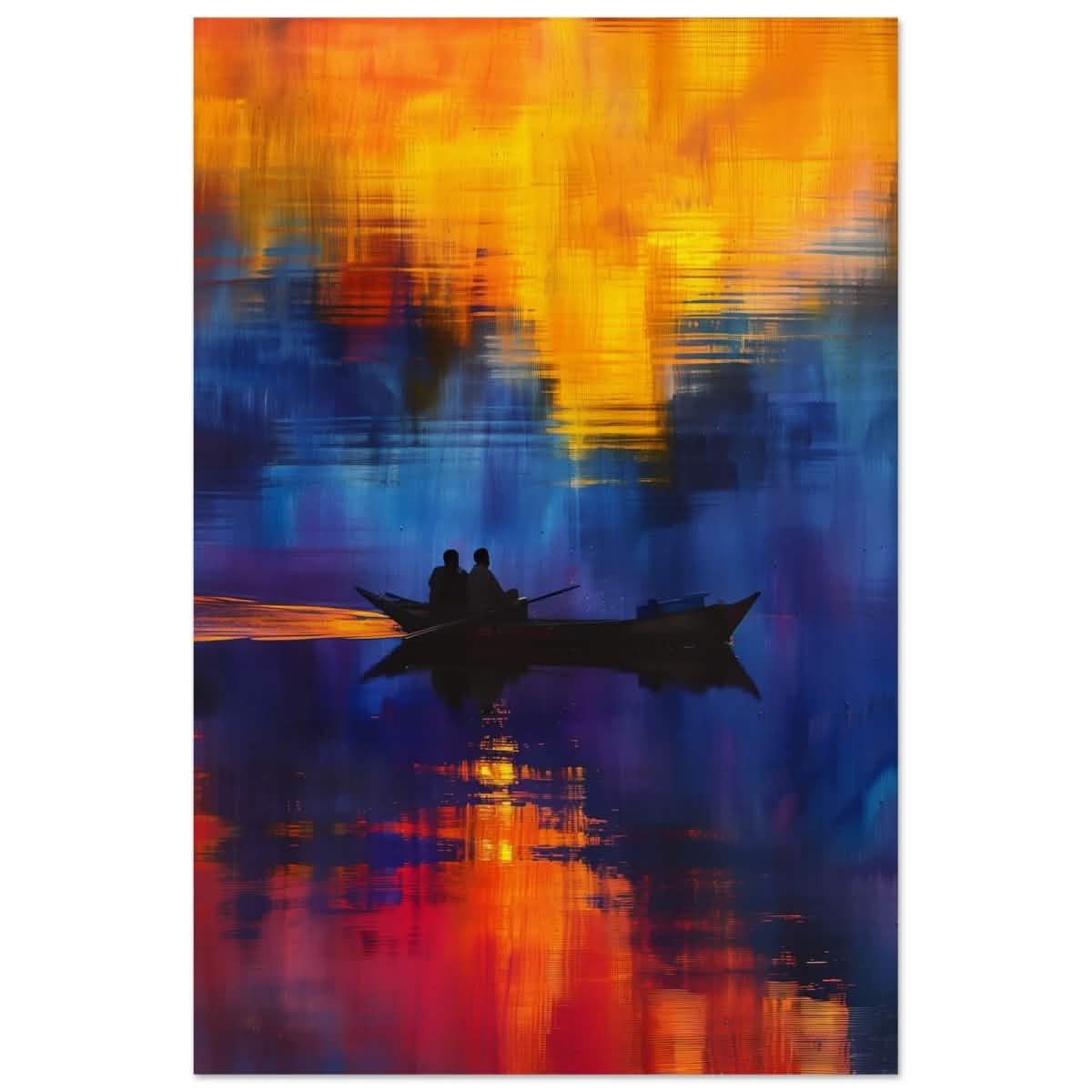 Voyage into the Light | Abstract wall art print - Wood Prints - 30x45 cm / 12x18″ -
