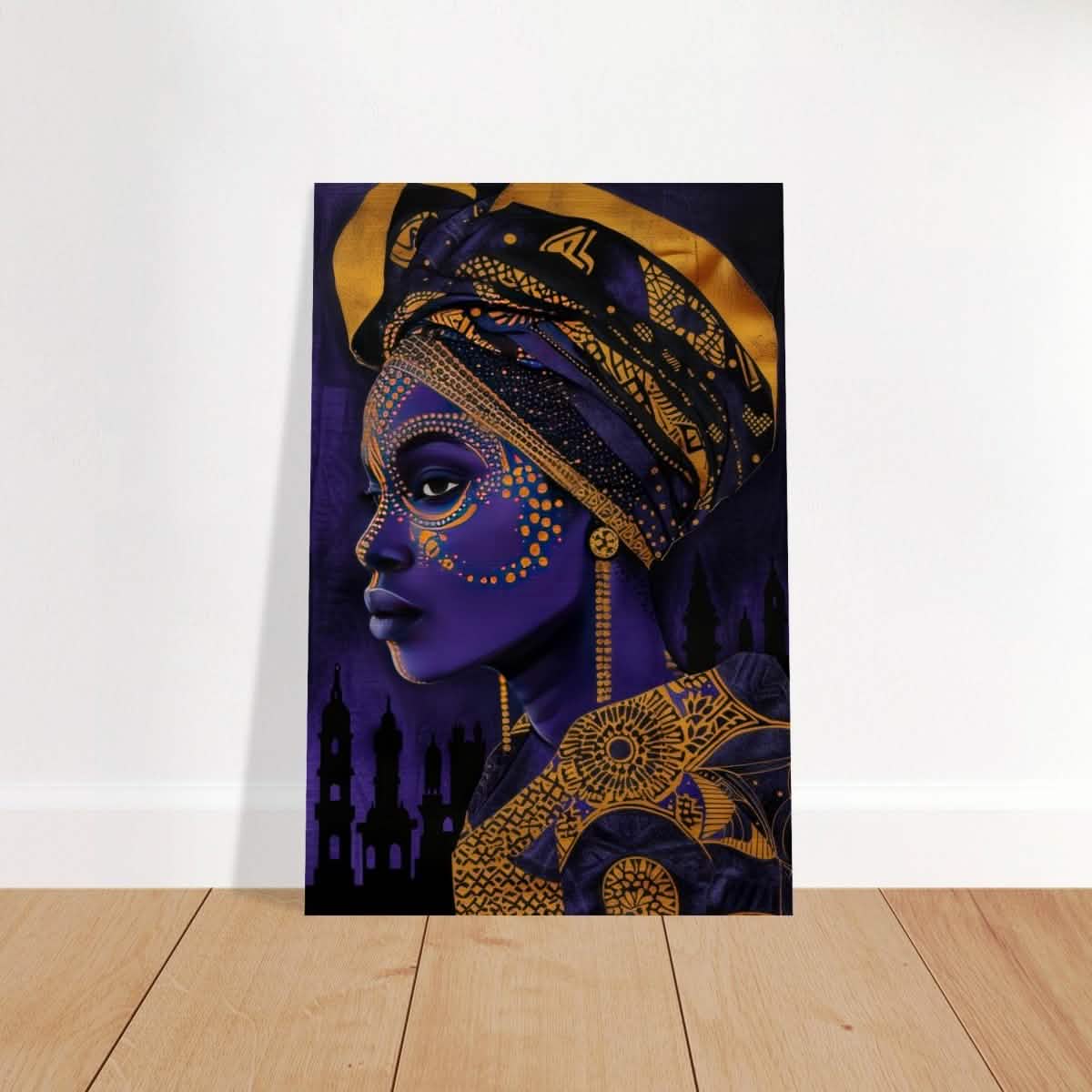 Wall art Print | Da Vinci Modern Wall art Print | Eclectic Expressions - Brushed Aluminum Print - 40x60 cm / 16x24″ -