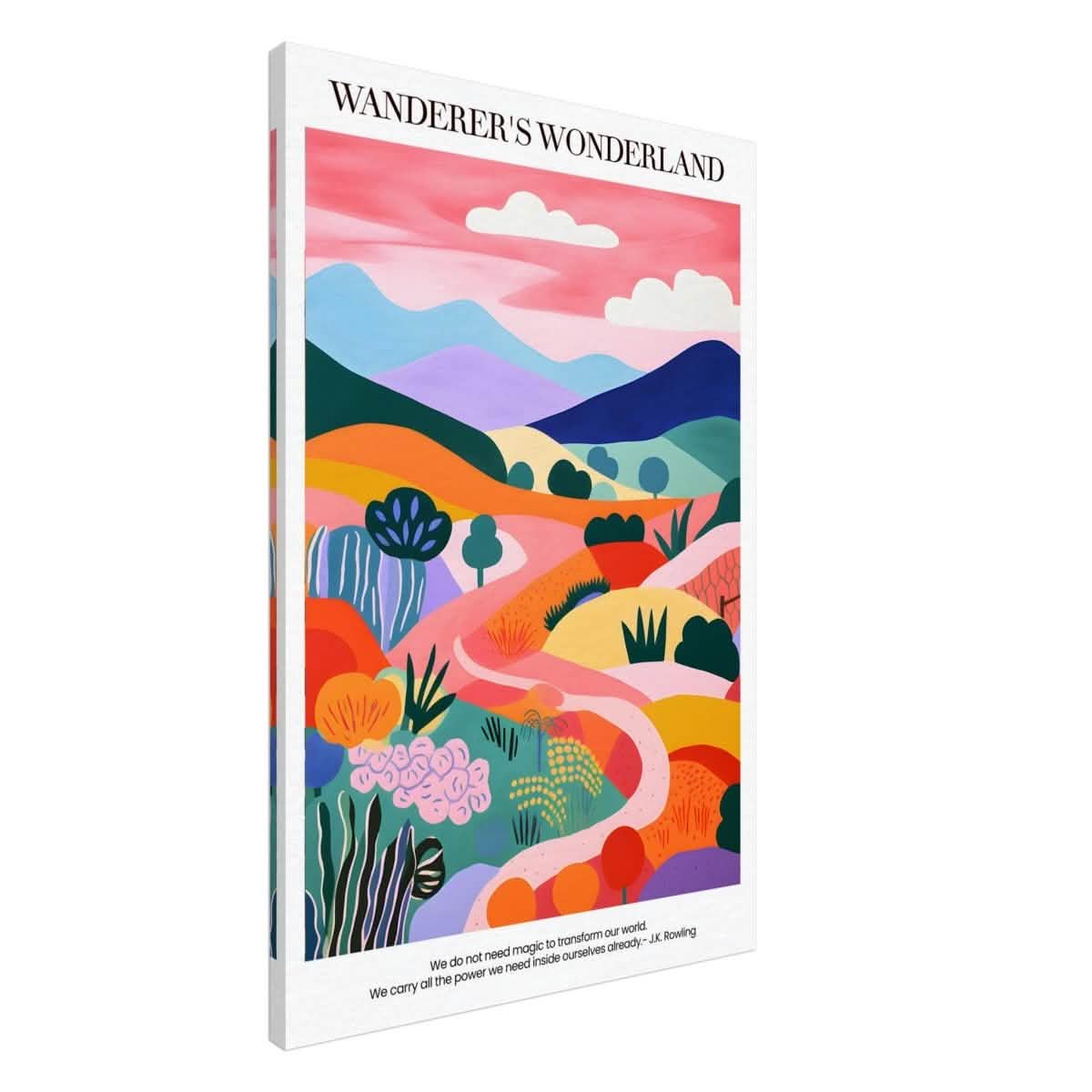 Wanderer's Wonderland - Canvas - 60x90 cm / 24x36″ -