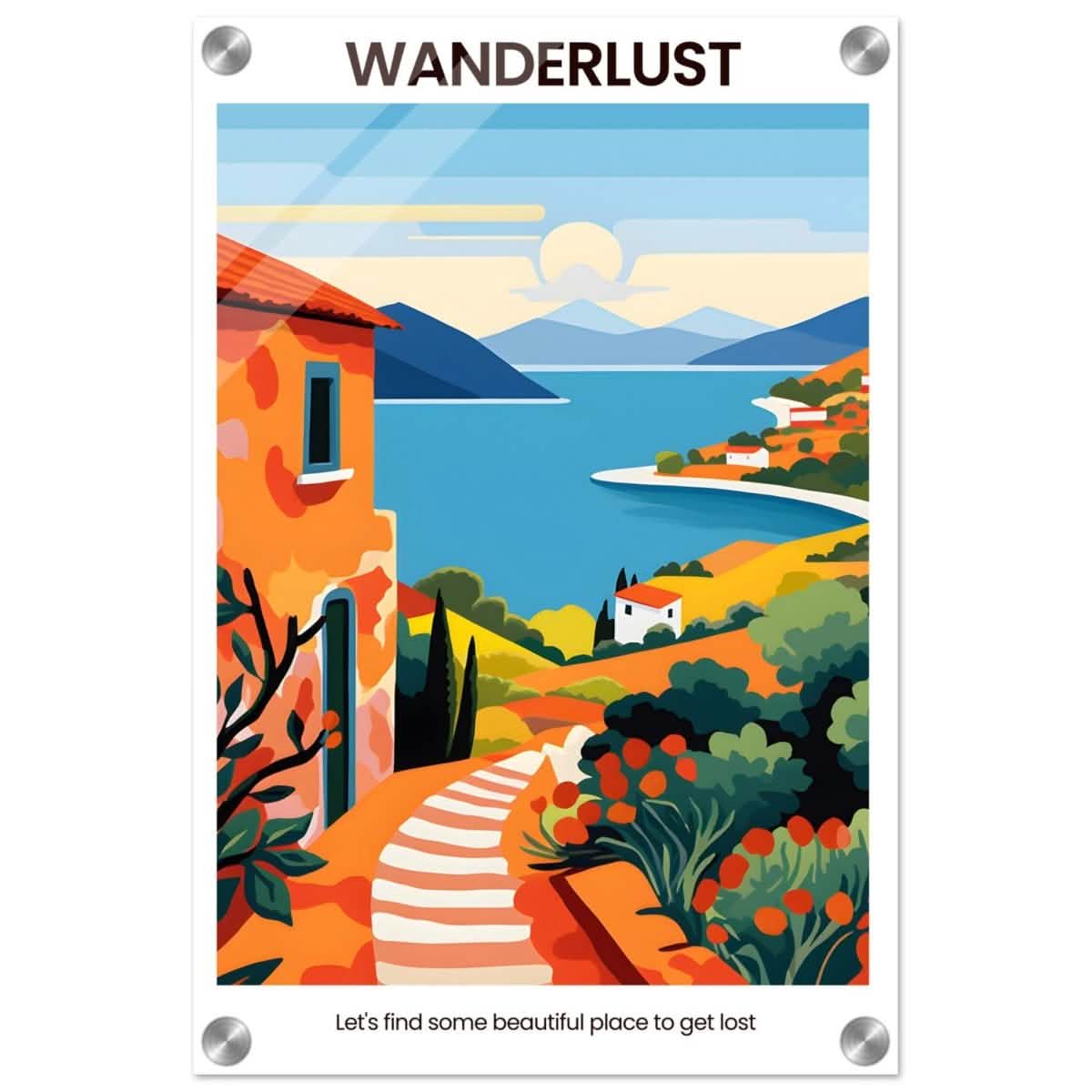 Wanderlust Horizons - Acrylic Print - 30x45 cm / 12x18″ -