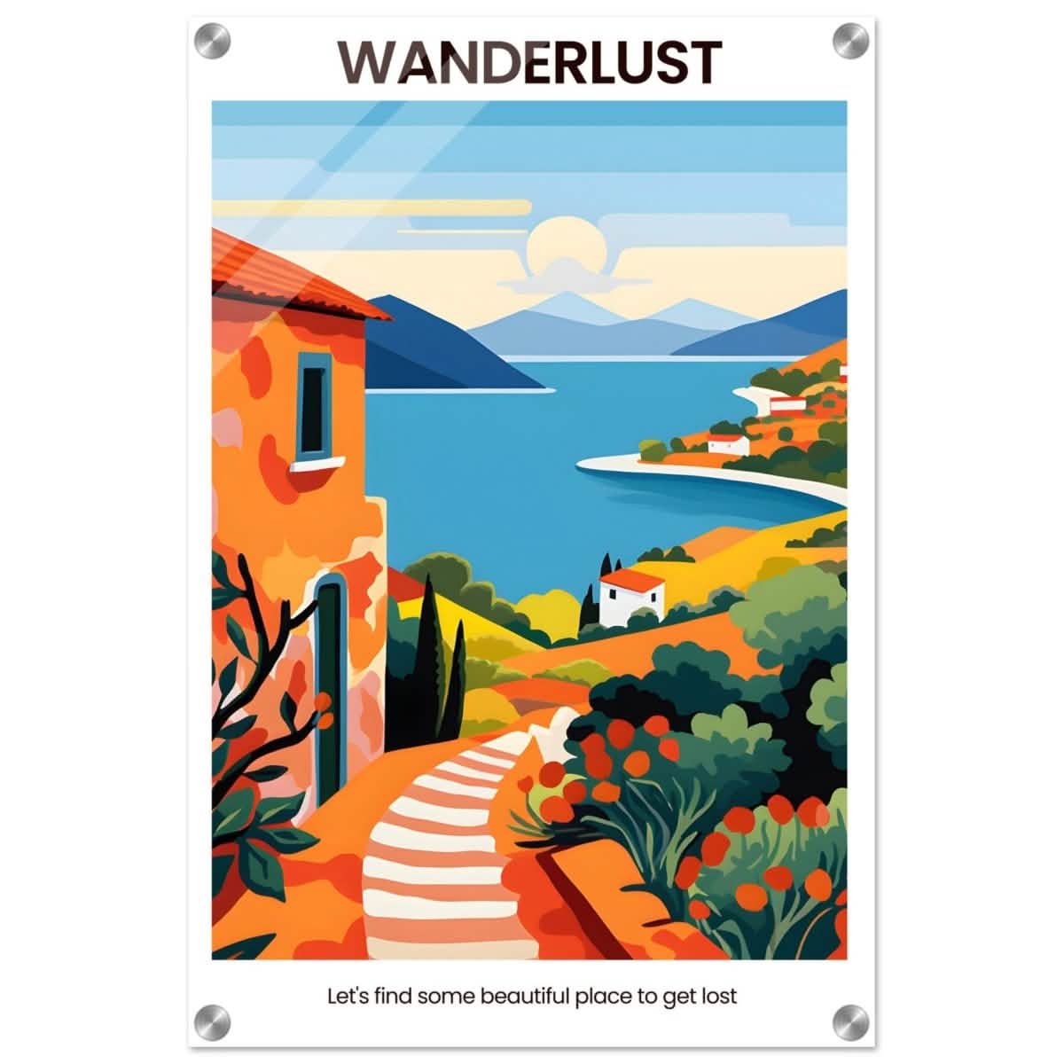 Wanderlust Horizons - Acrylic Print - 40x60 cm / 16x24″ -
