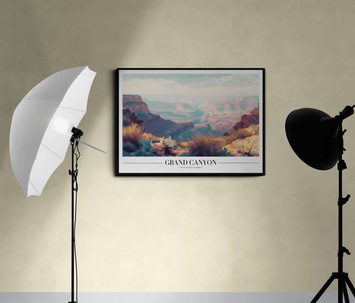 Wanderlust Wall: 9 - City Travel Art Collection - Canvas - 30X45 CM / 12X18″ -