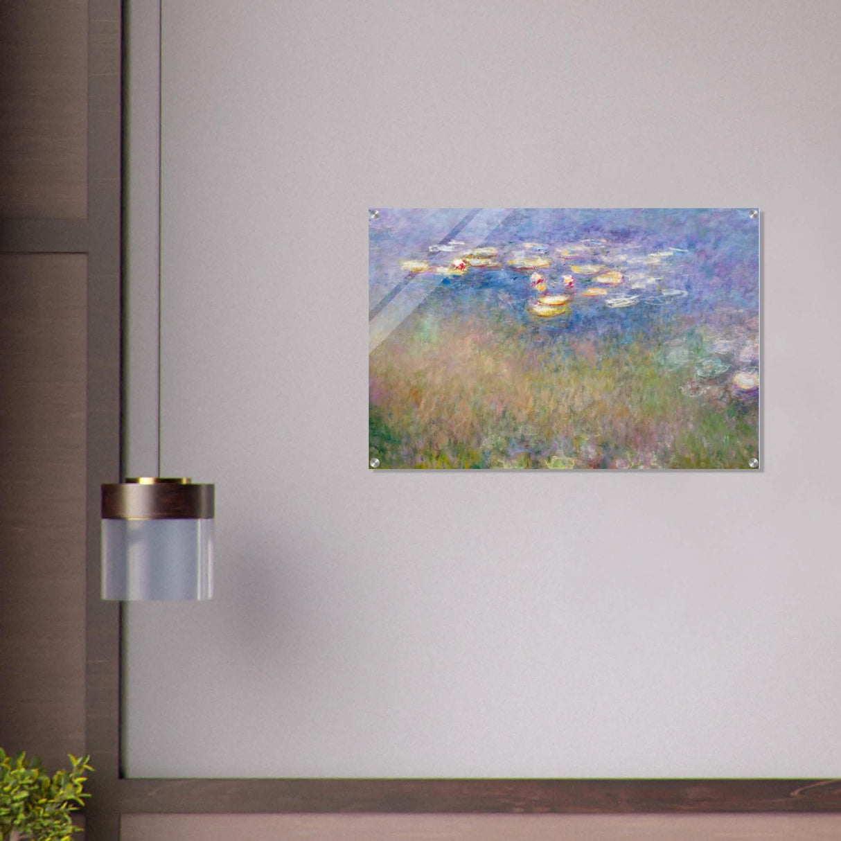 Water Lilies by Claude Monet - Acrylic Print - 60x90 cm / 24x36″ -
