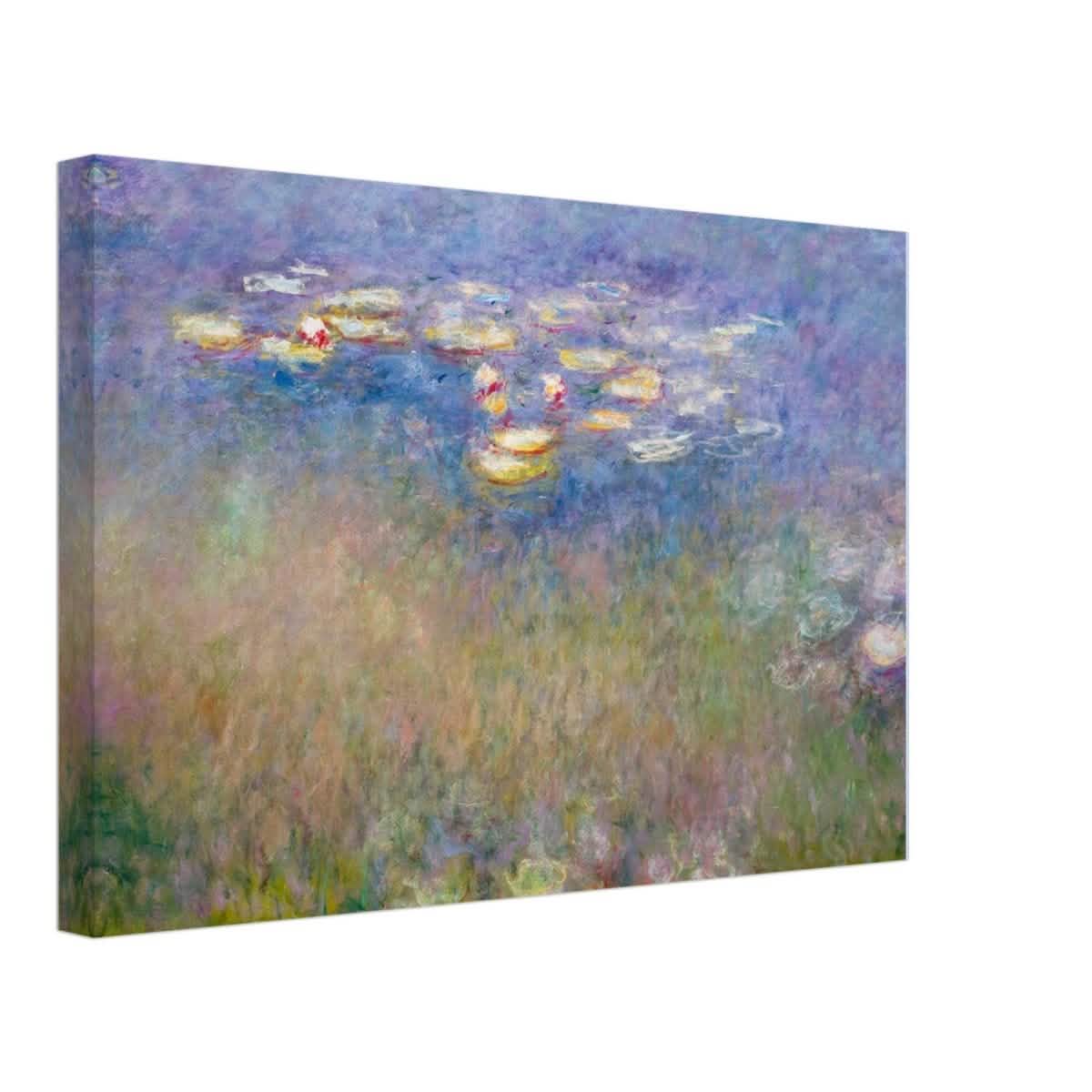 Water Lilies by Claude Monet - Canvas - 30x45 cm / 12x18″ - Slim