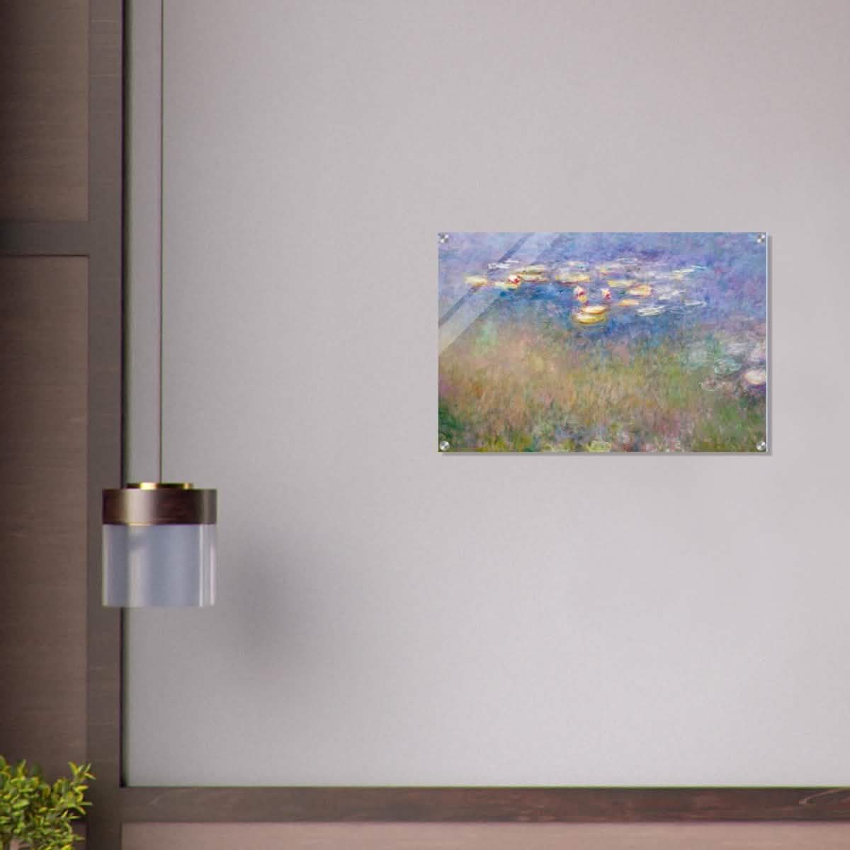 Water Lilies by Claude Monet - Acrylic Print - 50x75 cm / 20x30″ -