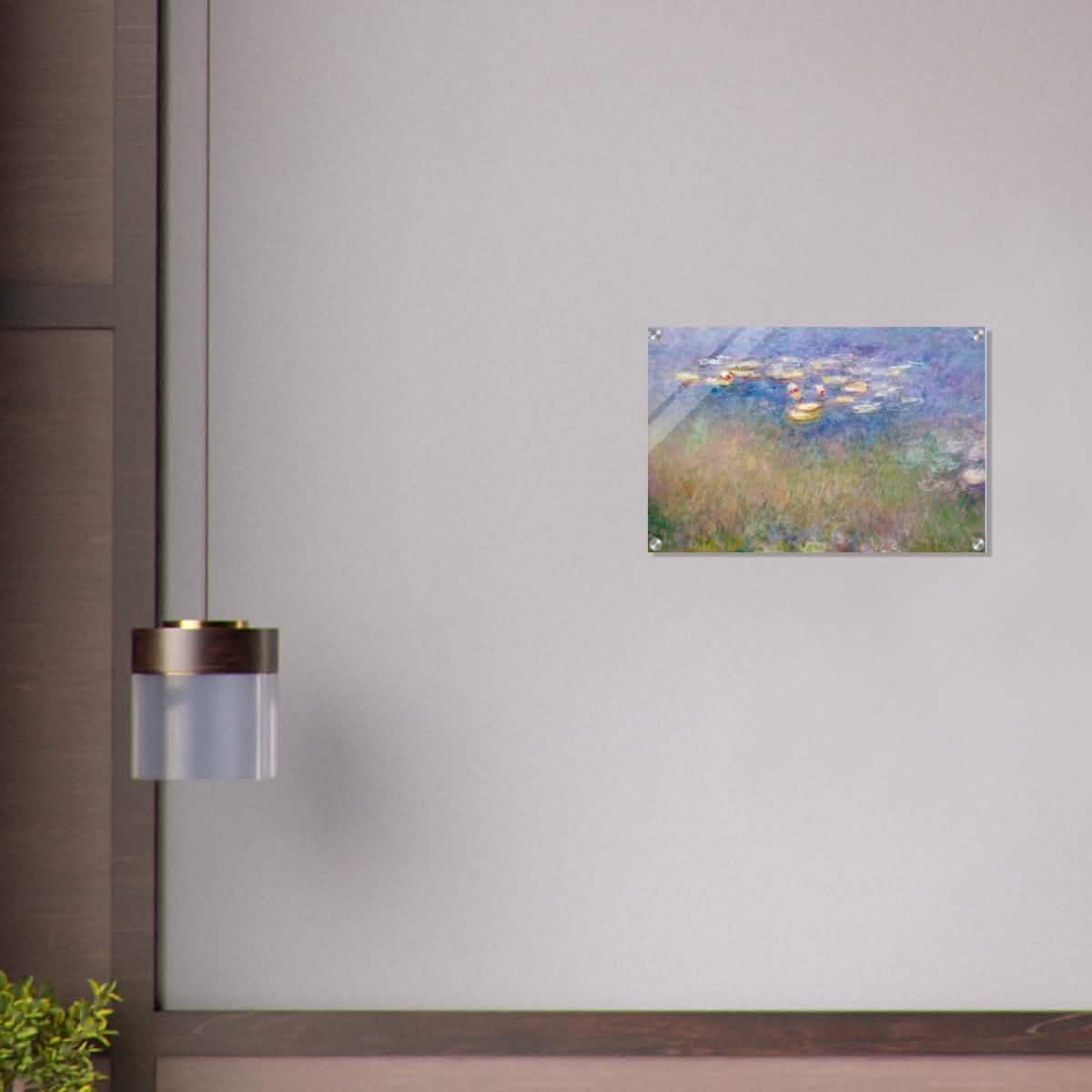 Water Lilies by Claude Monet - Acrylic Print - 40x60 cm / 16x24″ -