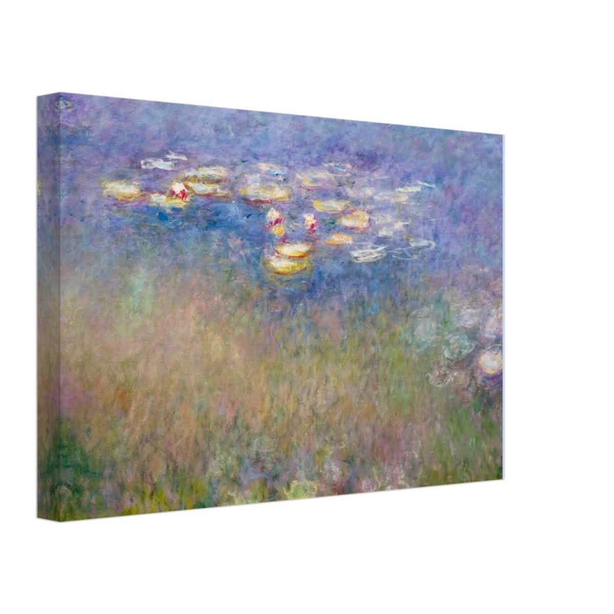 Water Lilies by Claude Monet - Canvas - 30x45 cm / 12x18″ - Thick