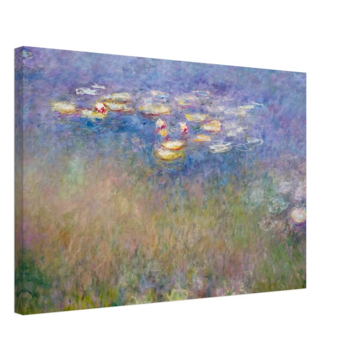 Water Lilies by Claude Monet - Canvas - 50x75 cm / 20x30″ - Thick