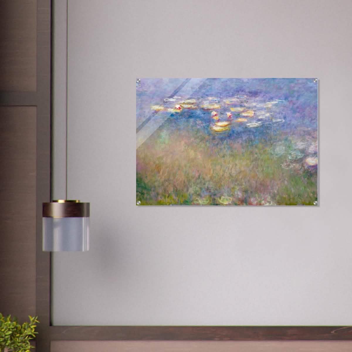 Water Lilies by Claude Monet - Acrylic Print - 70x100 cm / 28x40″ -