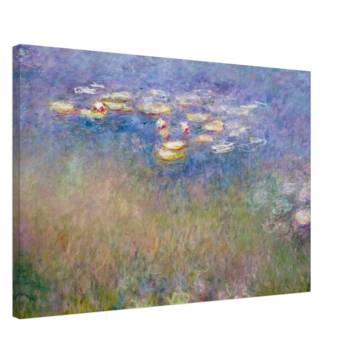 Water Lilies by Claude Monet - Canvas - 60x90 cm / 24x36″ - Thick