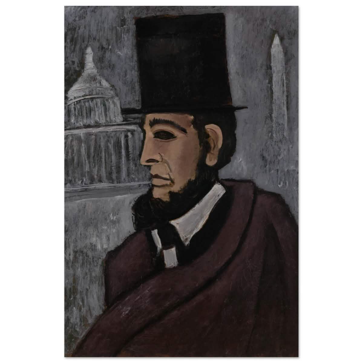 Weary of the Truth (1940) Marsden Hartley | wall art print - 30x45 cm / 12x18″ - Aluminum Print -