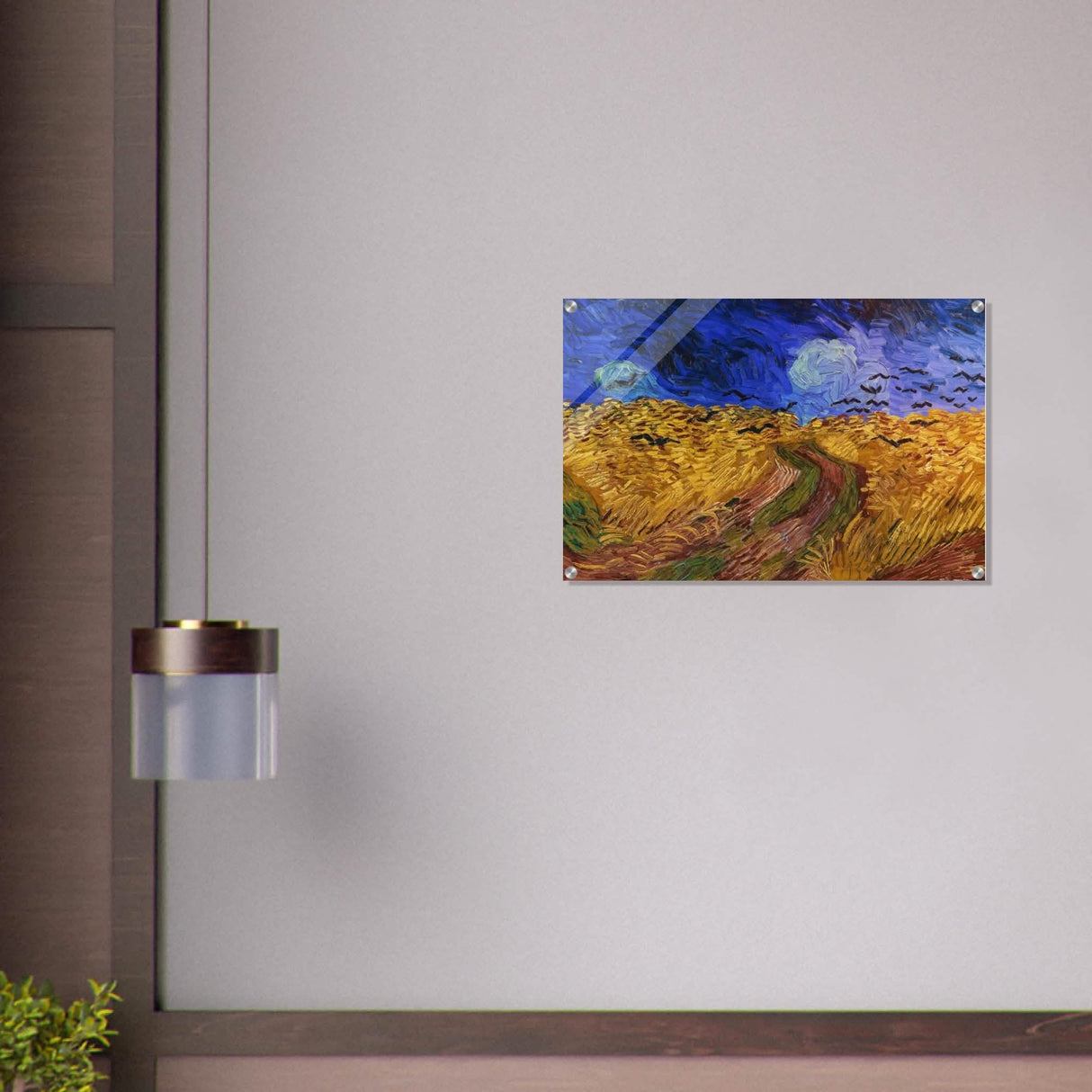Wheatfield with Crows by Vincent van Gogh 1890 | Vintage wall art print - Acrylic Print - 50x75 cm / 20x30″ -