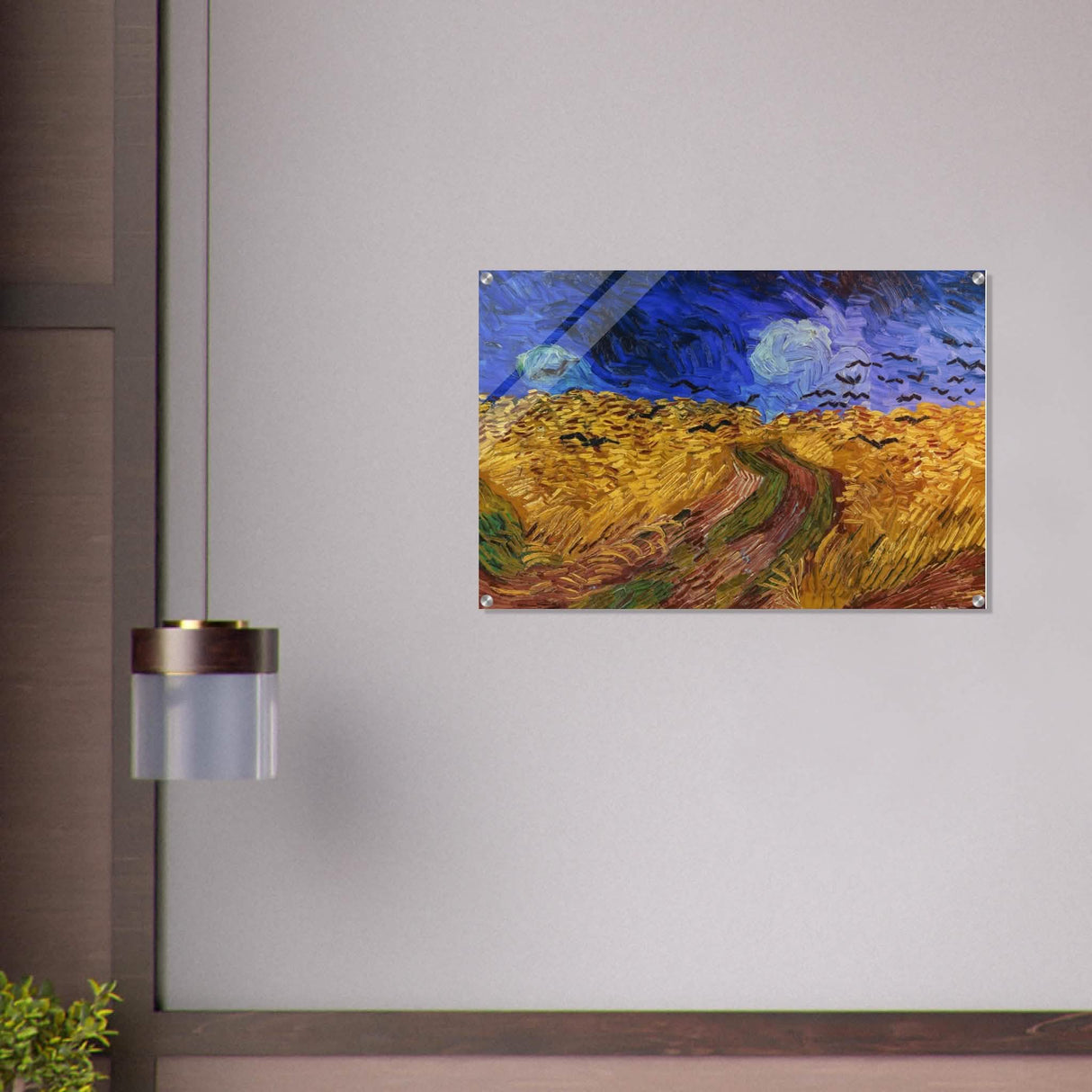 Wheatfield with Crows by Vincent van Gogh 1890 | Vintage wall art print - Acrylic Print - 60x90 cm / 24x36″ -