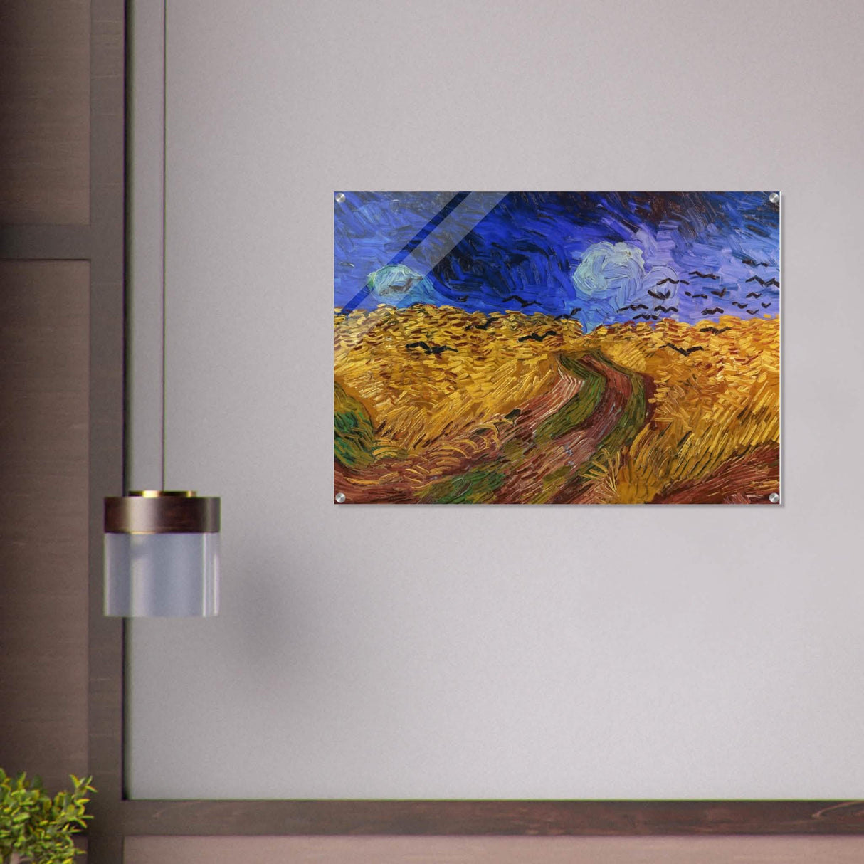 Wheatfield with Crows by Vincent van Gogh 1890 | Vintage wall art print - Acrylic Print - 70x100 cm / 28x40″ -