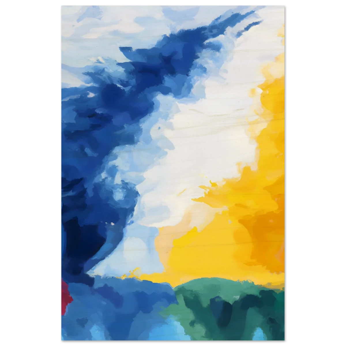 Where Light Meets the Sky | Abstract Wall art Print - Wood Prints - 40x60 cm / 16x24″ -