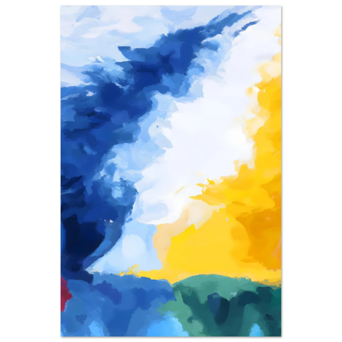 Where Light Meets the Sky | Abstract Wall art Print - Fine Art Poster - 40x60 cm / 16x24″ -