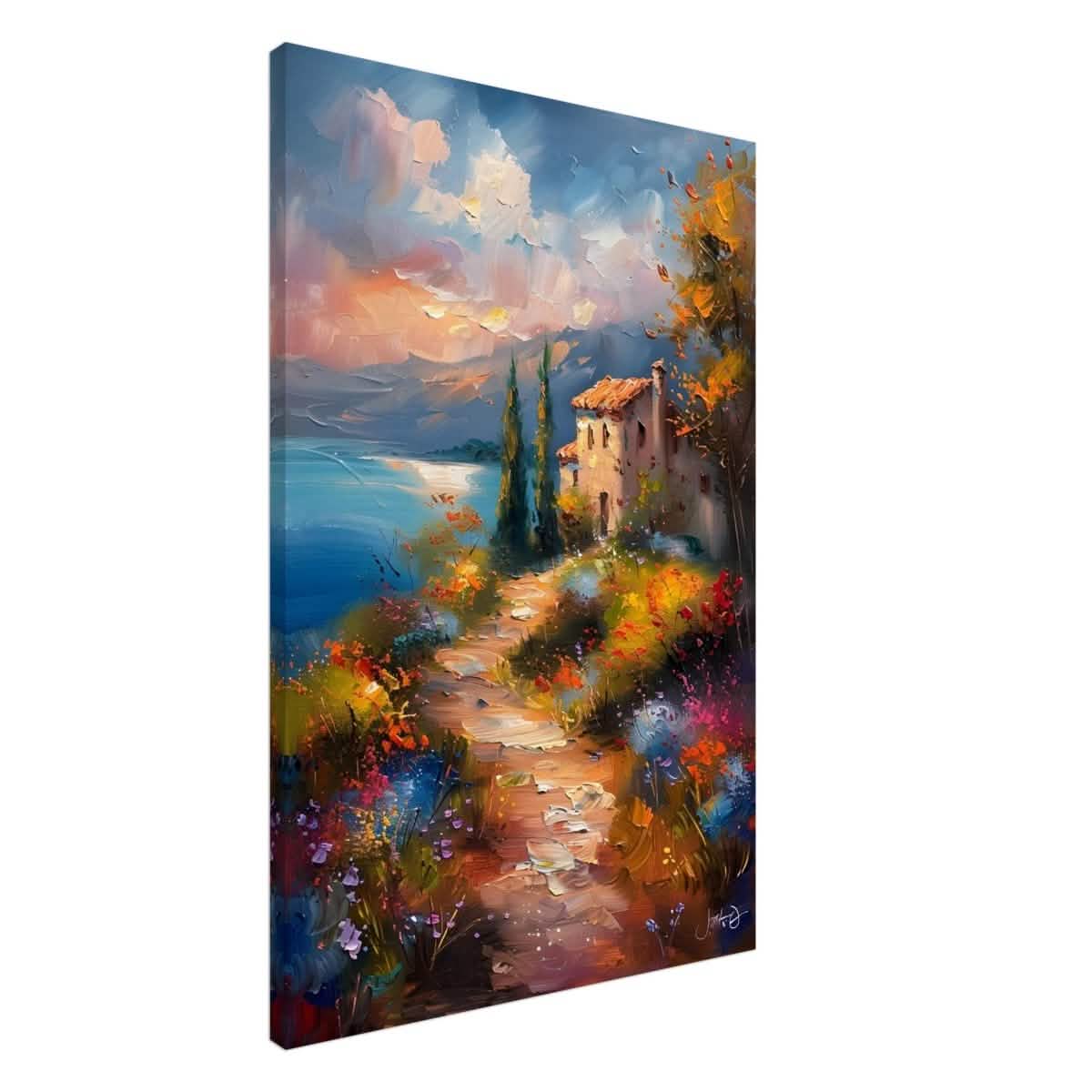 Whispers of Spring: A Coastal Haven | Da Vinci Arts Nature Collection | Wall art print - Canvas - 60x90 cm / 24x36″ -