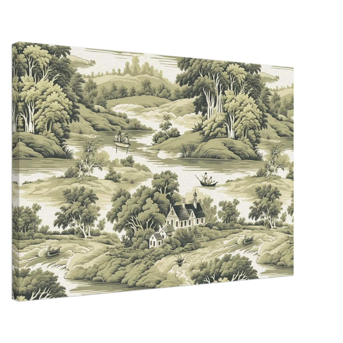 "Whispers of the Countryside" – Vintage Scenic Wall Art Print - Canvas - 50x75 cm / 20x30″ -