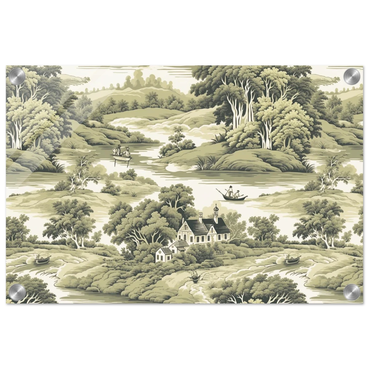 "Whispers of the Countryside" – Vintage Scenic Wall Art Print - Acrylic Print - 30x45 cm / 12x18″ -