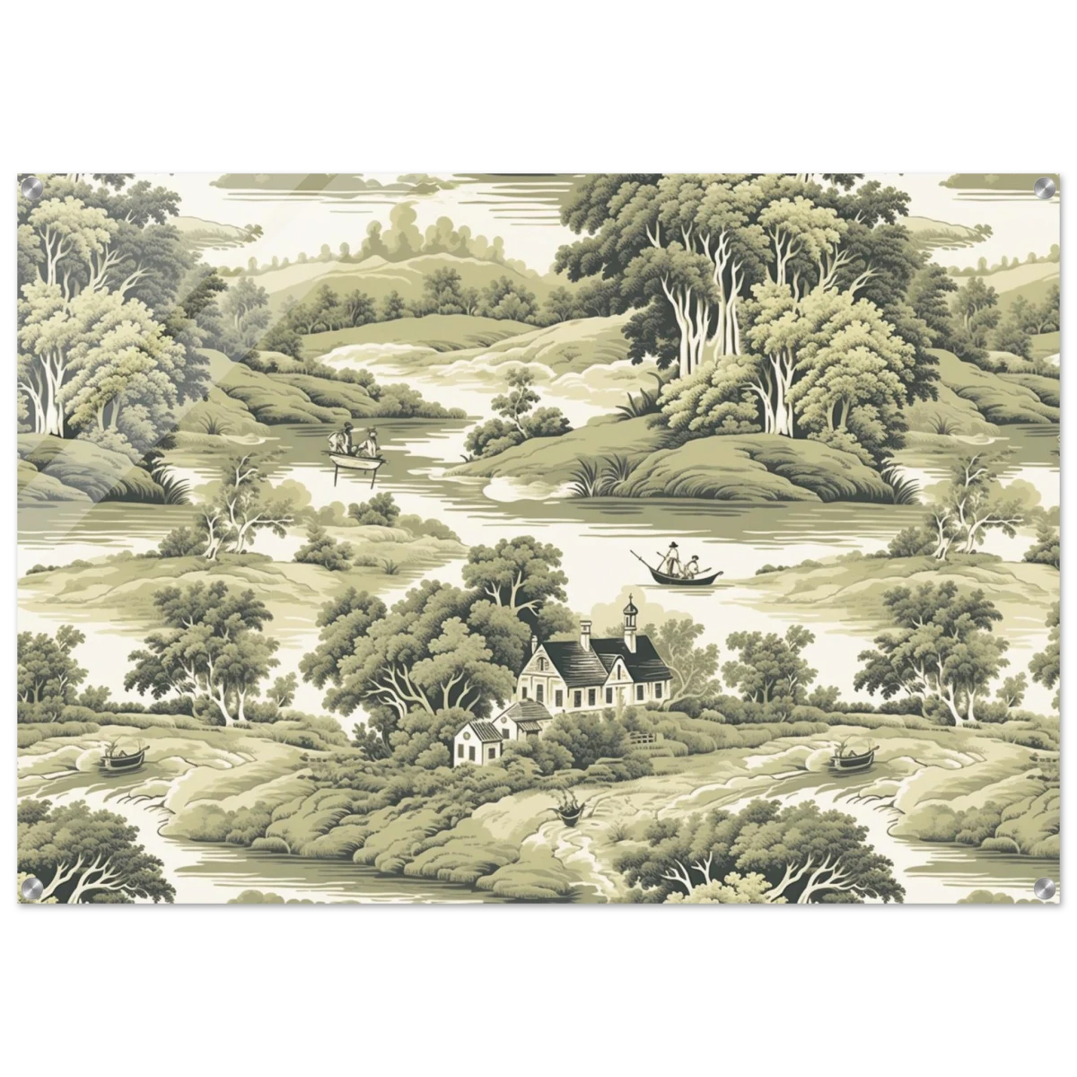 "Whispers of the Countryside" – Vintage Scenic Wall Art Print - Acrylic Print - 70x100 cm / 28x40″ -