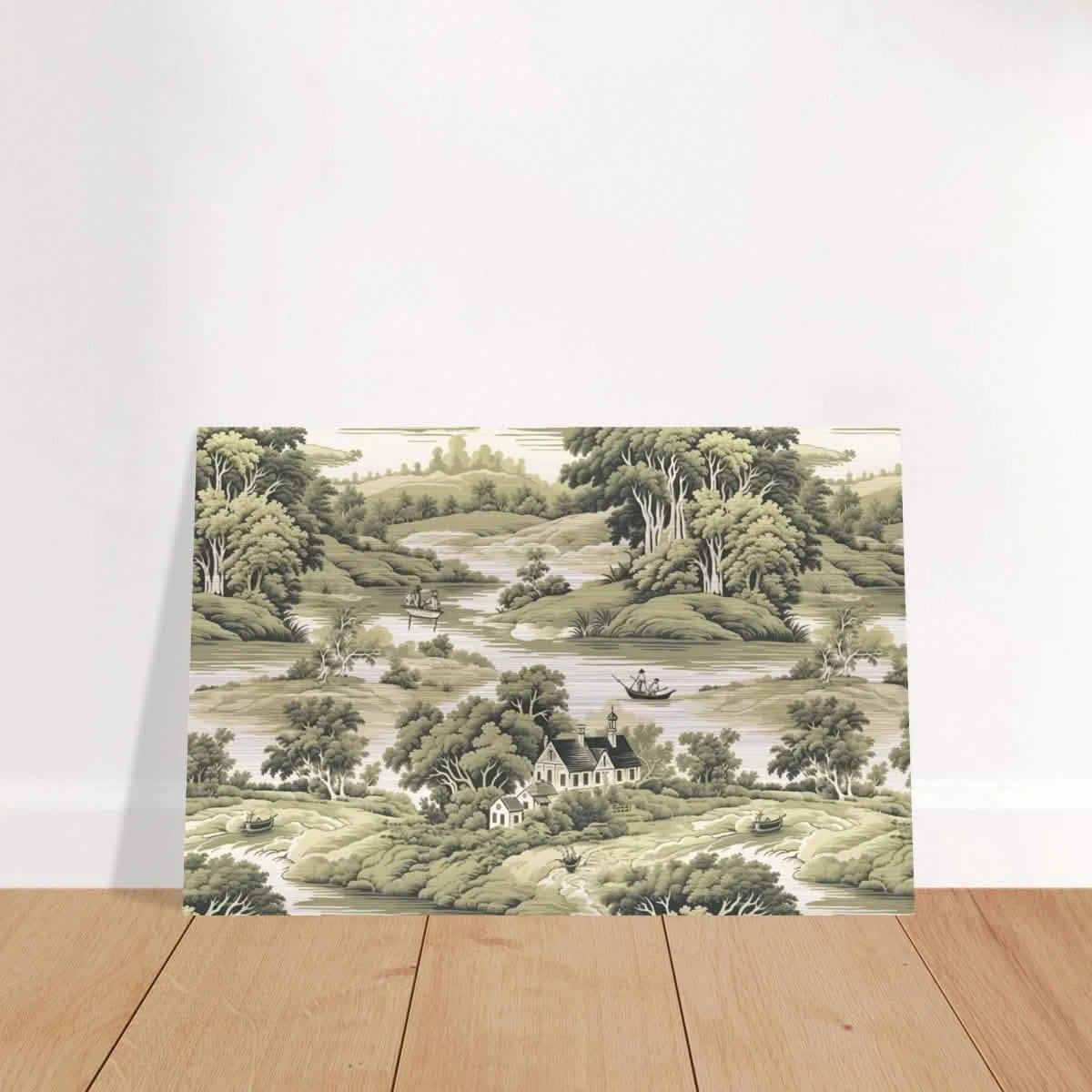 "Whispers of the Countryside" – Vintage Scenic Wall Art Print - Brushed Aluminum Print - 30x45 cm / 12x18″ -