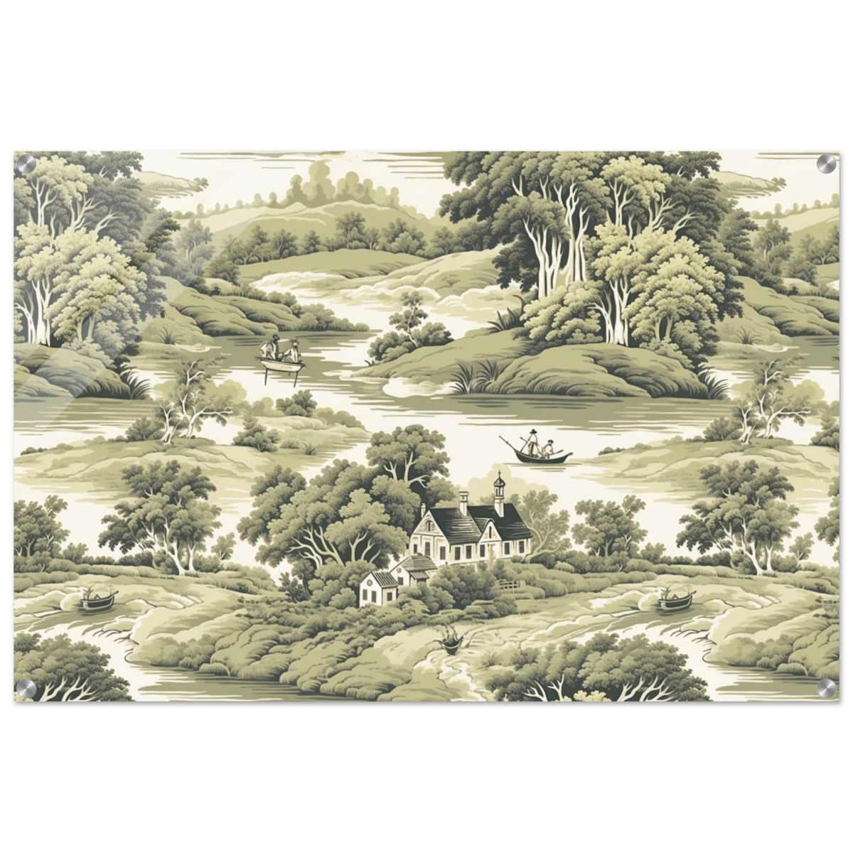 "Whispers of the Countryside" – Vintage Scenic Wall Art Print - Acrylic Print - 60x90 cm / 24x36″ -