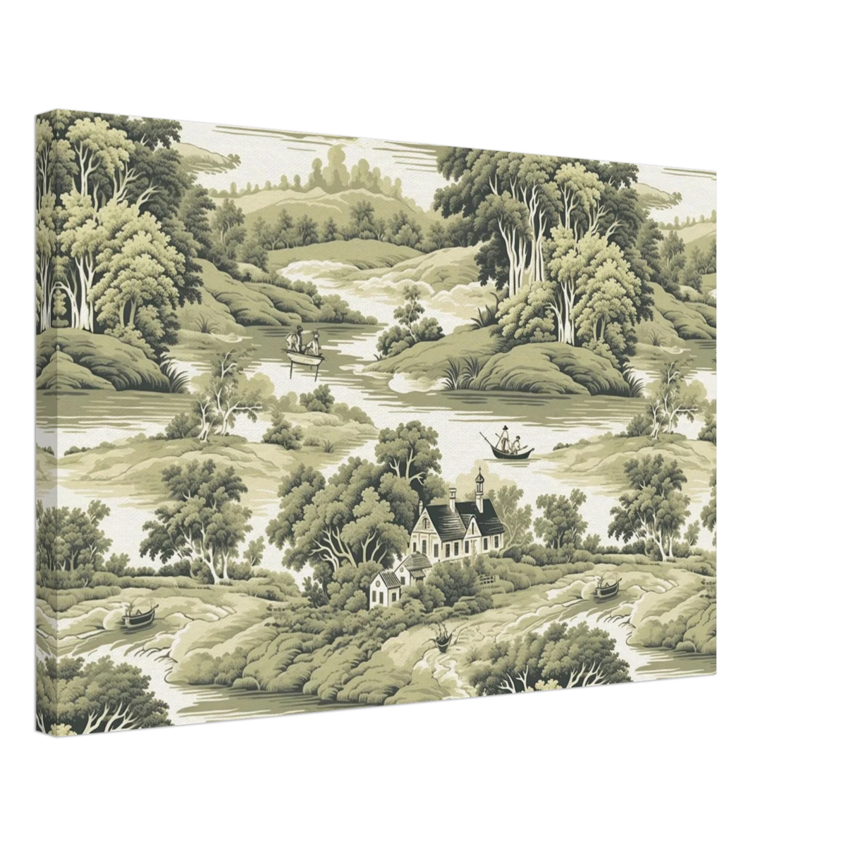 "Whispers of the Countryside" – Vintage Scenic Wall Art Print - Canvas - 40x60 cm / 16x24″ -